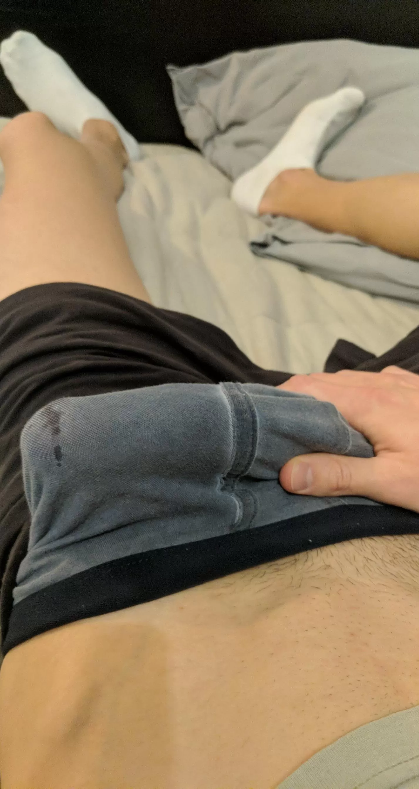 whats better than a bulge? bulge with precum (m20) posted by 2000artsy