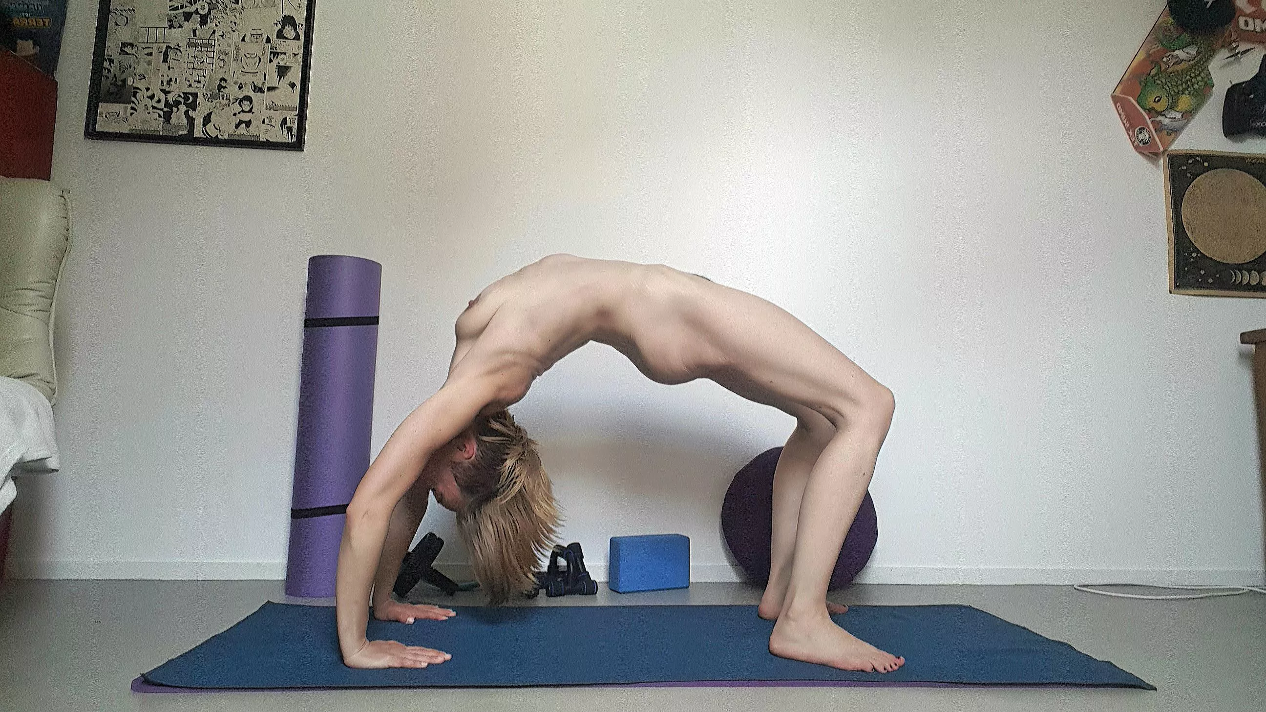 Wheel pose, one of my favourites ❤ (f) posted by [deleted]