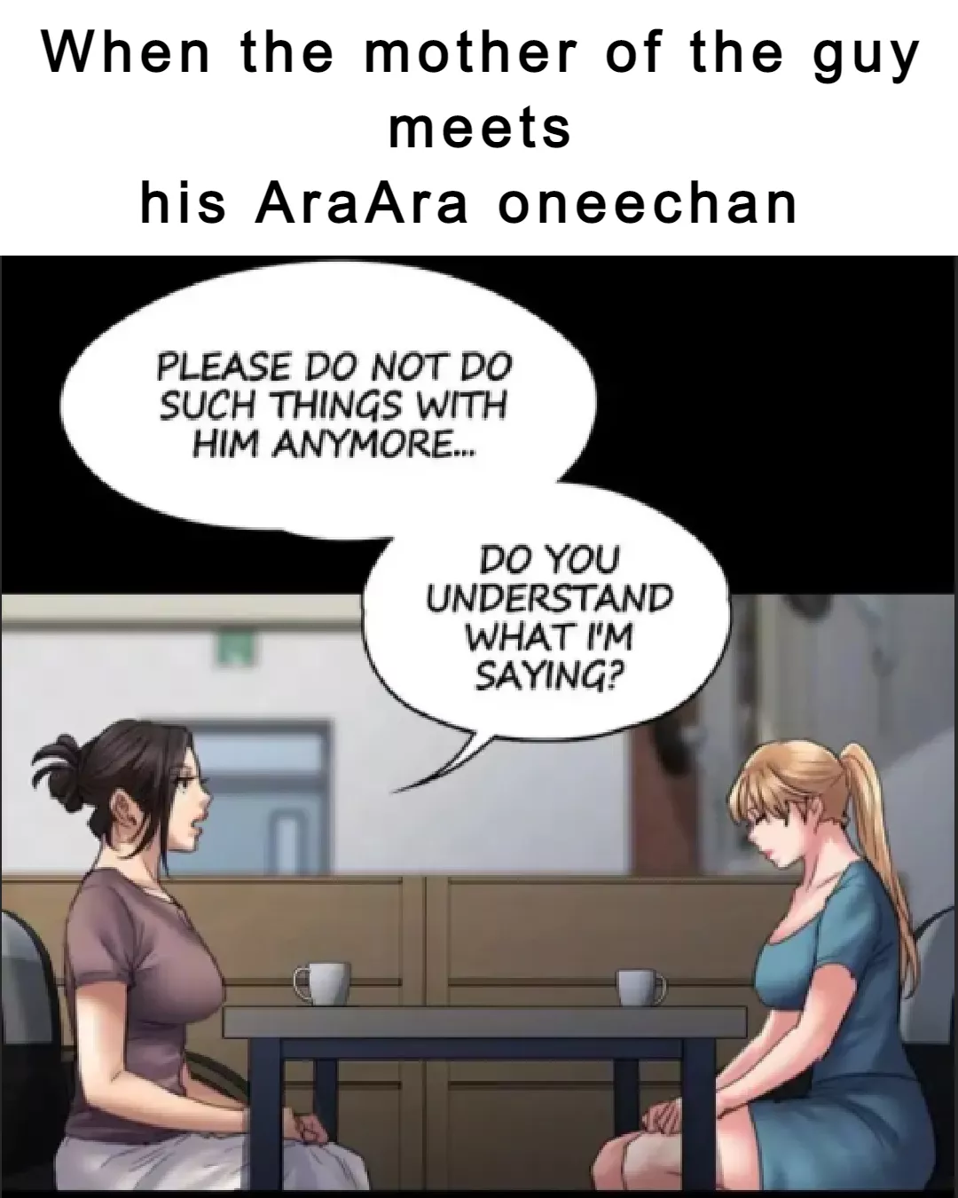 When she meets the oneechan who has been harassing her son posted by JealousToe0