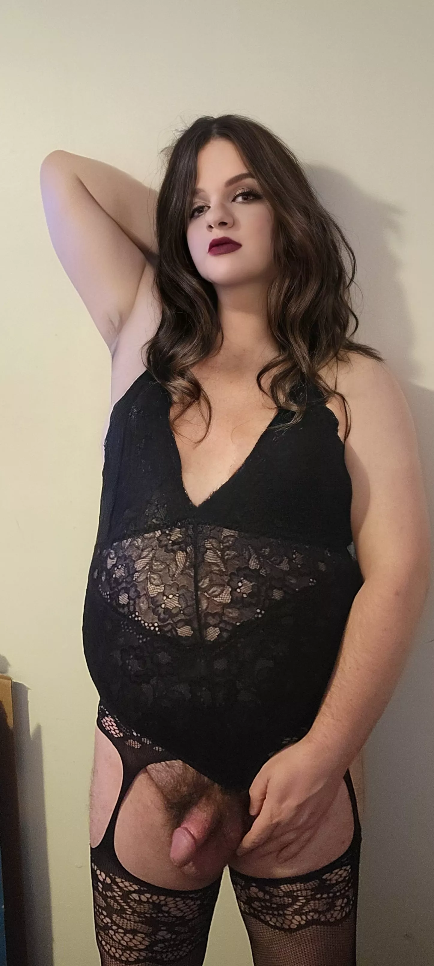 When the missus is away, it's time to play (in her clothes). posted by sxydangerboi2