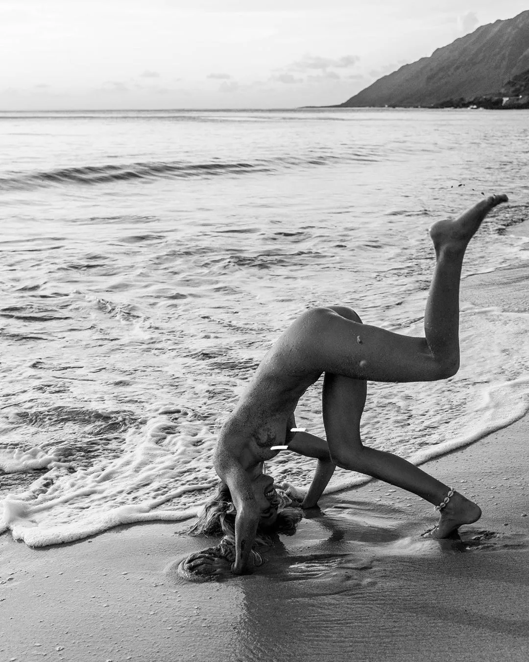 When you haven't done the cartwheel in a long while... (Amberleigh West) posted by NaturistPictures