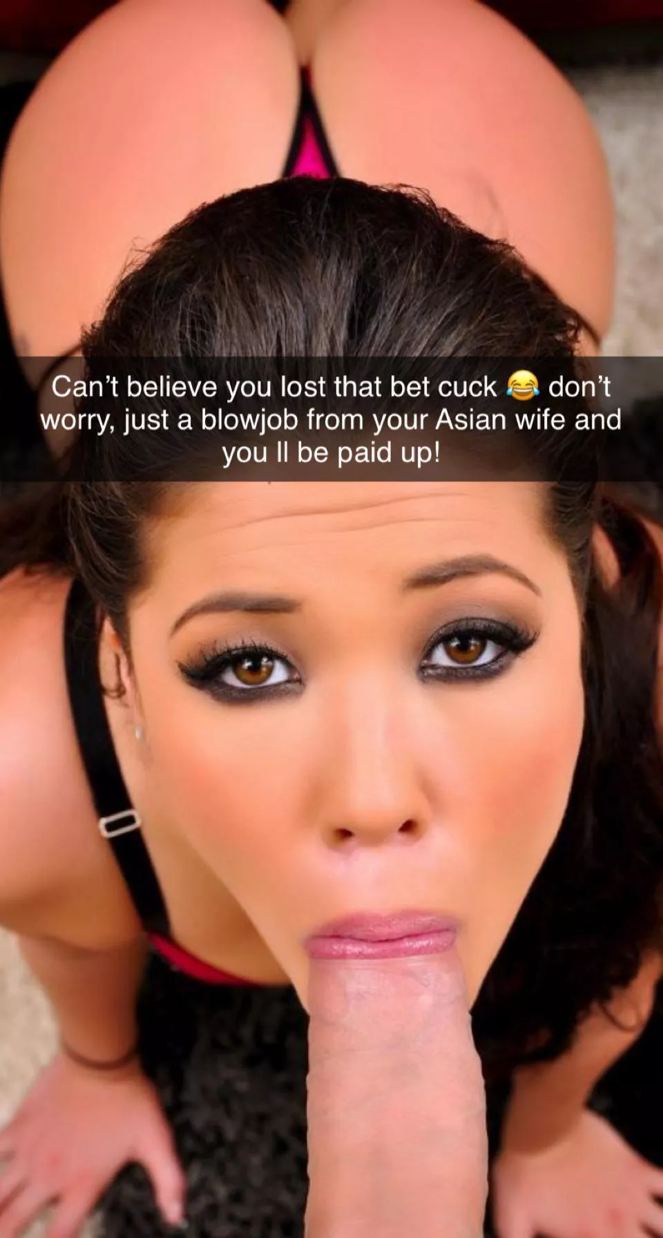 When you lose your Asian wife in a bet.. posted by owningthesecucks2