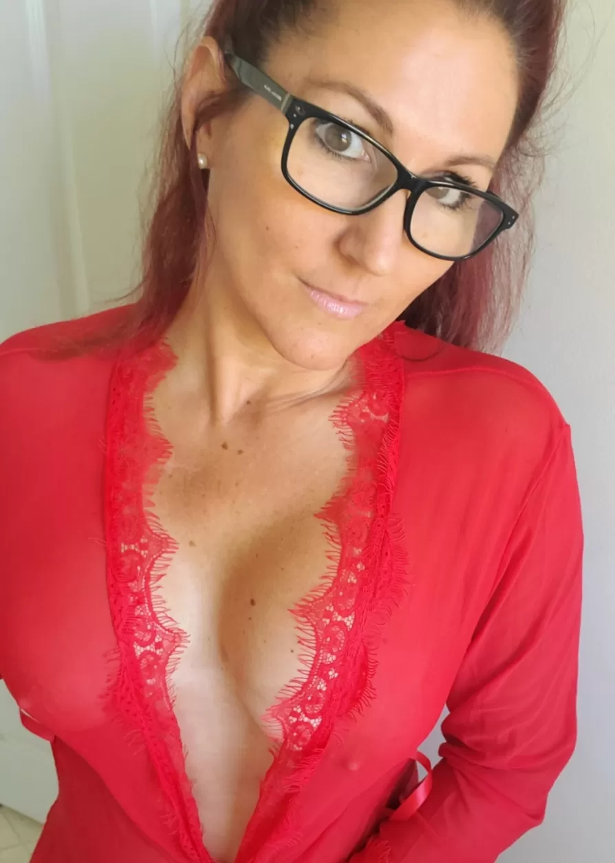 When you want to tell him what you want, without saying it...RED LINGERIE posted by MILFMONIEMANDYMAJORS