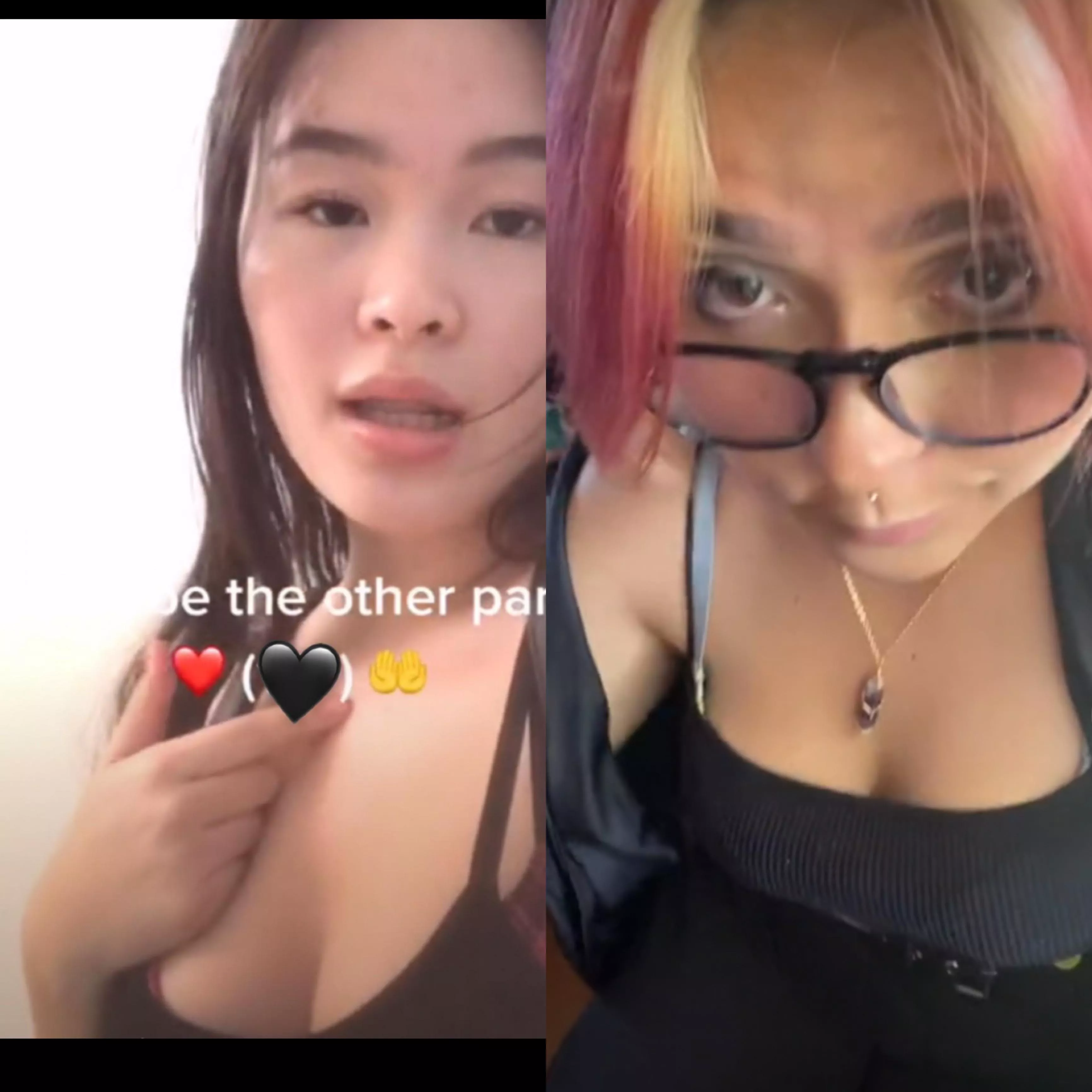 Which bra you taking off n sucking on them boobs asian or emo girl [2] posted by Vampire881