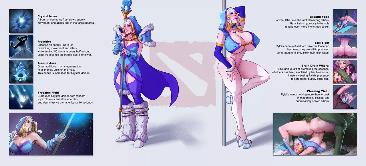 Which Crystal maiden would you like to be your support in lane?! Left or Right?! posted by SILVERrakhsh