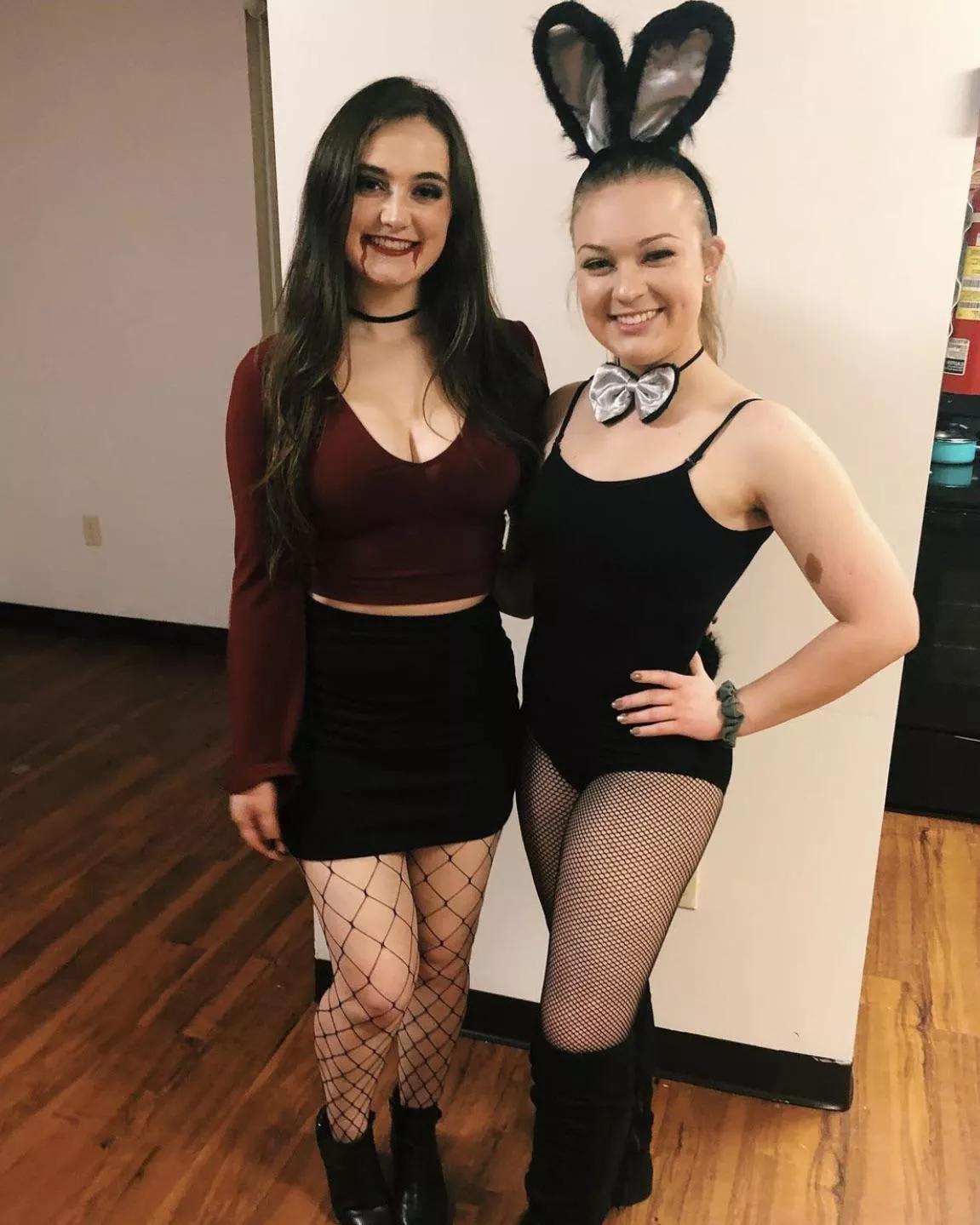 Which one got cum on halloween night, the vampire or bunny? What do they deserve? posted by Confident-Bell2560