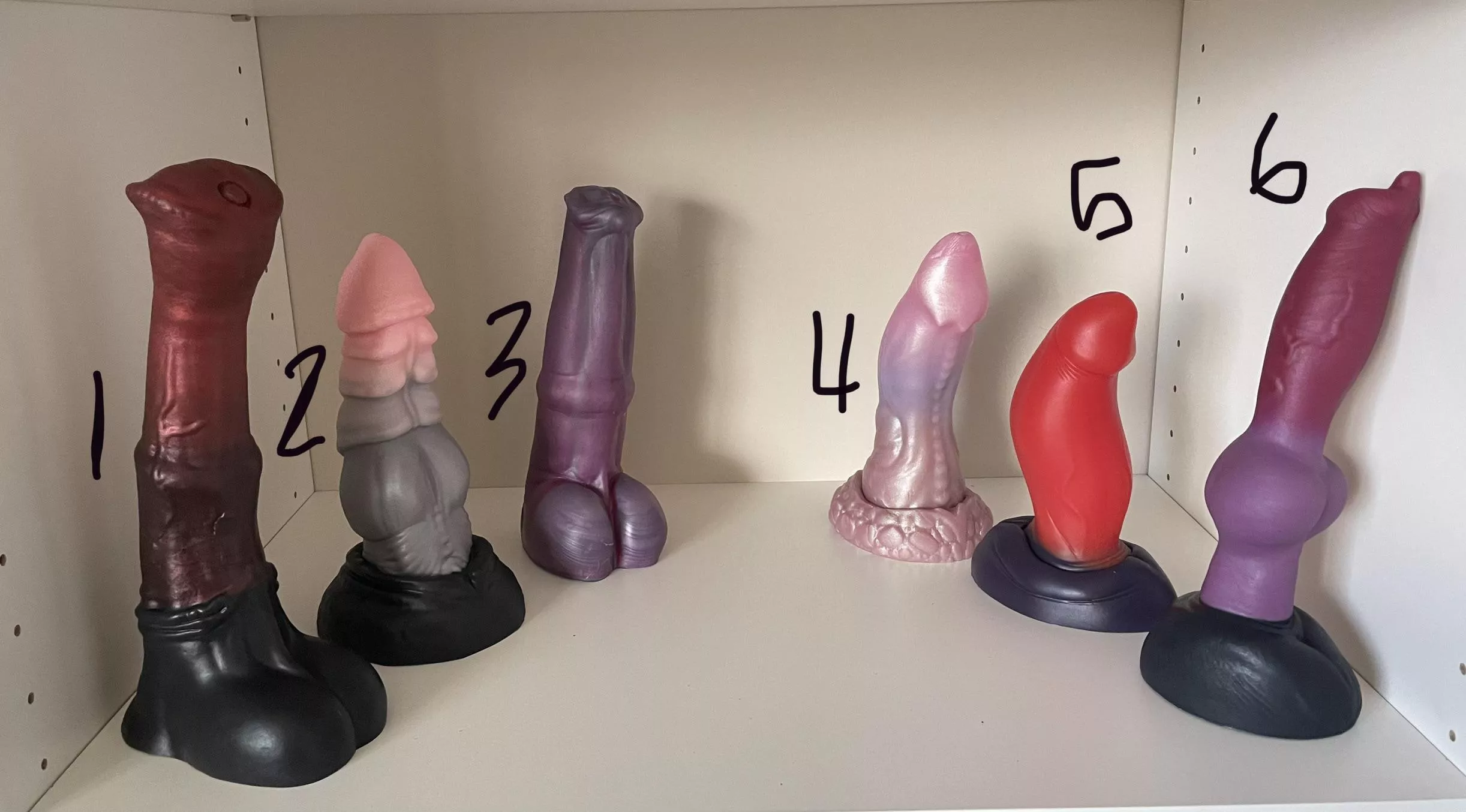 which one will stretch me out the most? (all medium) posted by honeybearxoxo