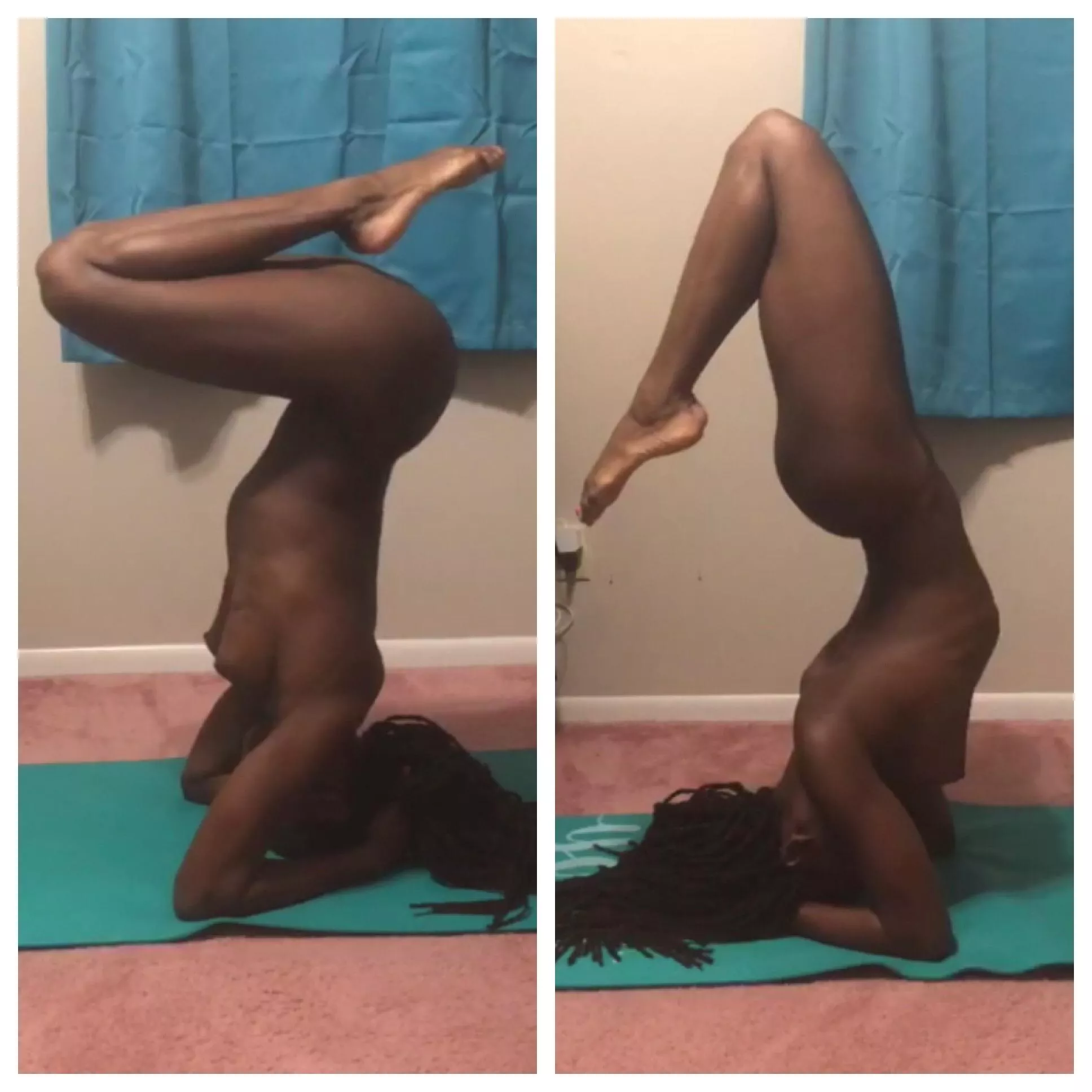 Which pose do you like best!?🧘🏾‍♀️ posted by NalaniLotus