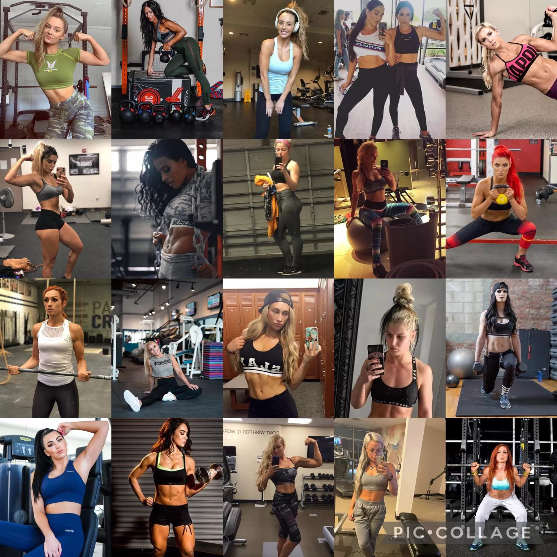 Which woman looks best working out? posted by juliahartlover