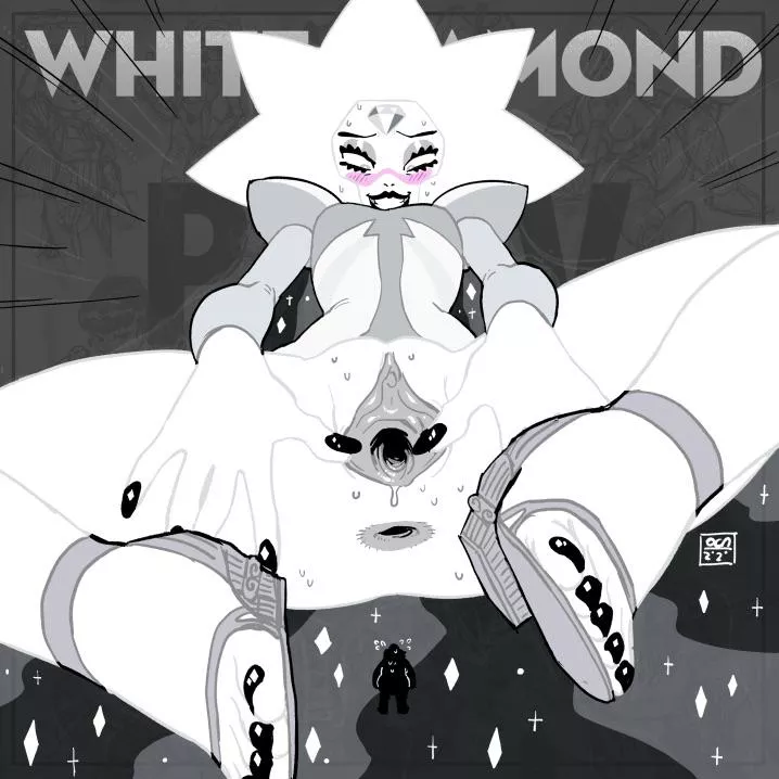 White Diamond desperately wants to experience the â€˜ol Universe charm! (Art by OcaWorld) posted by renegade_zibit