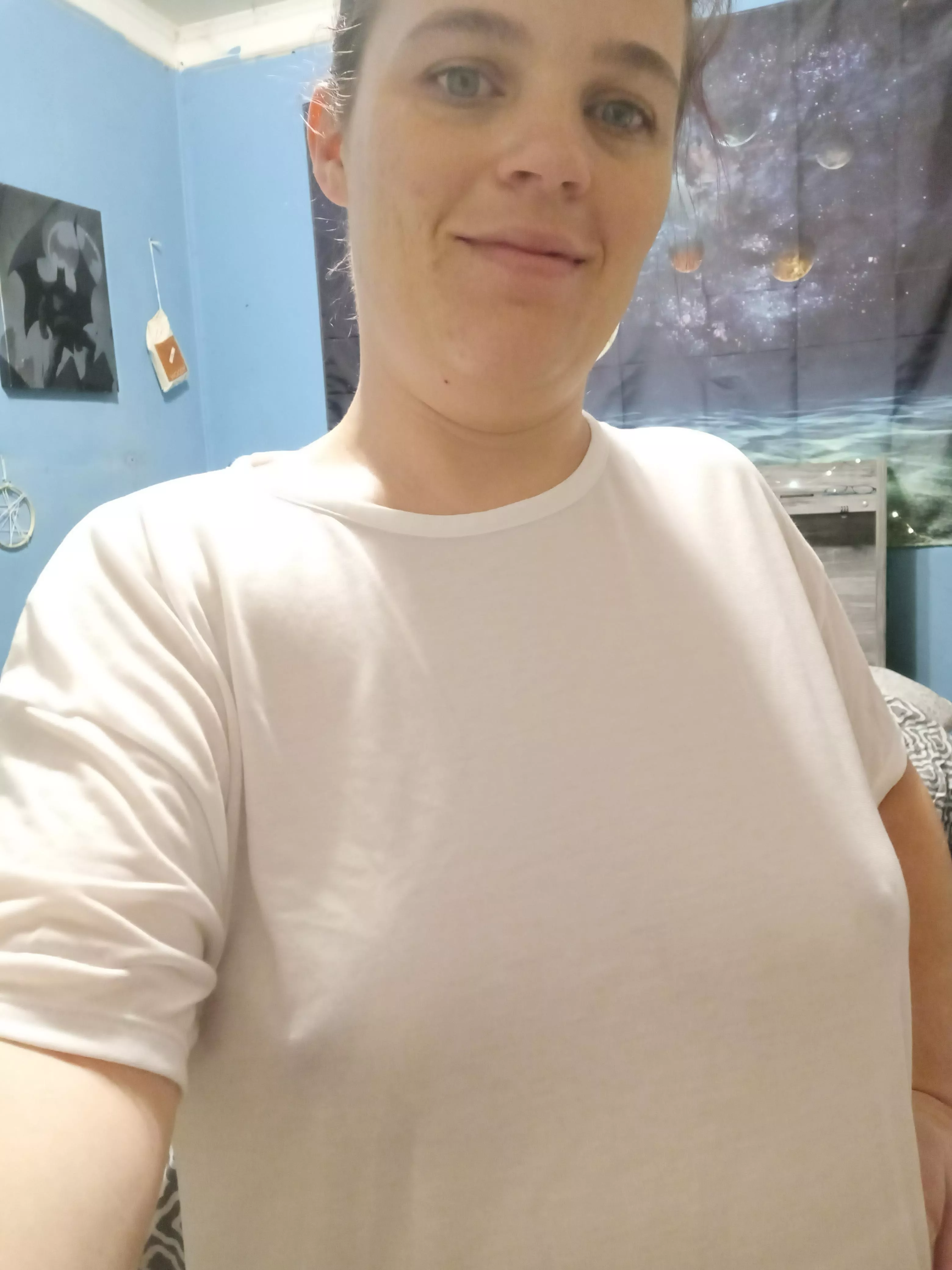 White just seems naughtier with no bra posted by blueeyed_32