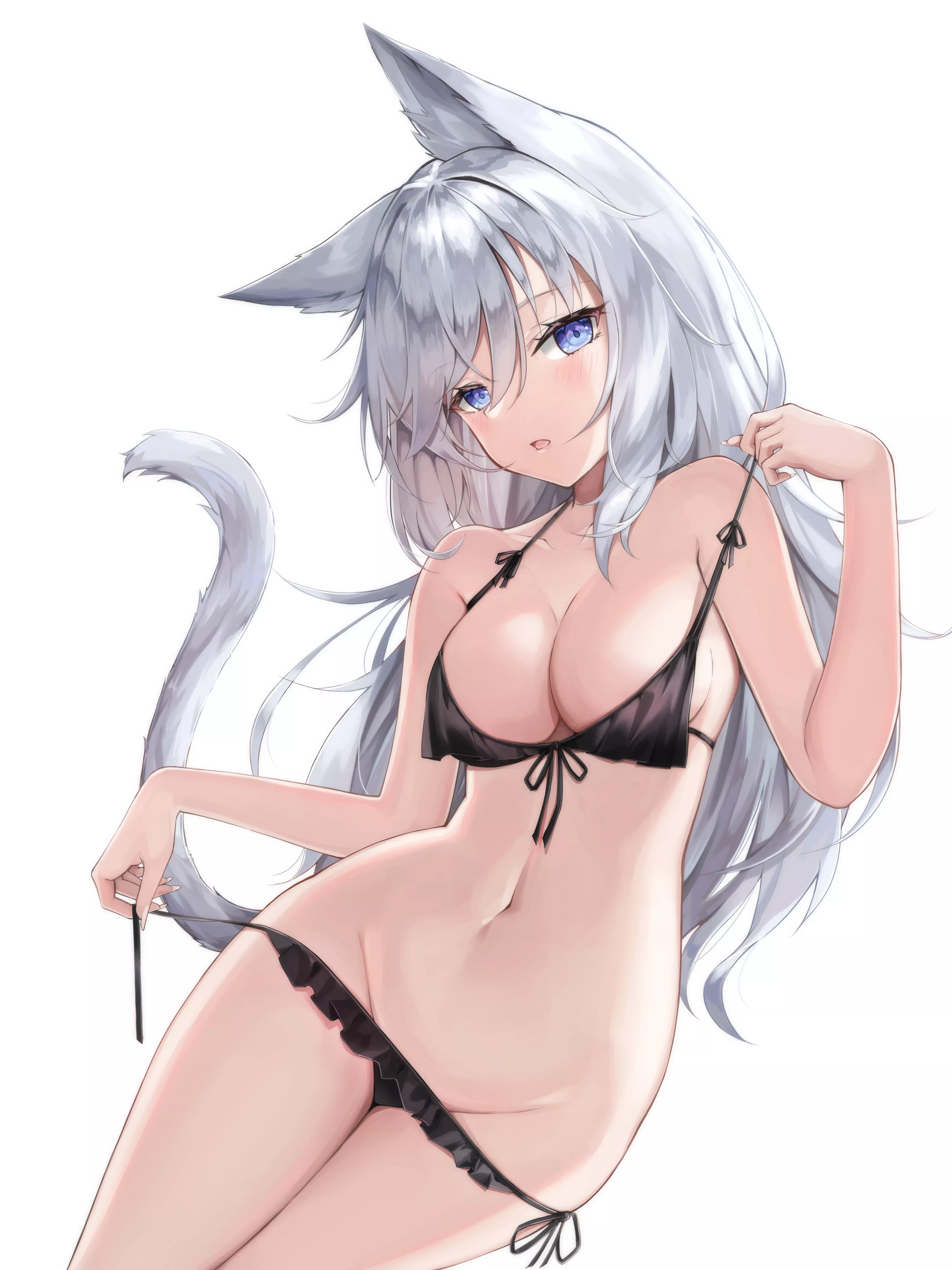 White Pussy and Black Bikini posted by Wonogiri