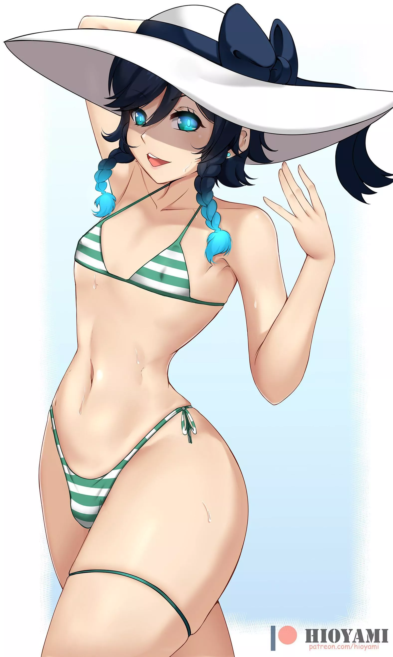 Who doesn’t like a striped bikini? posted by [deleted]