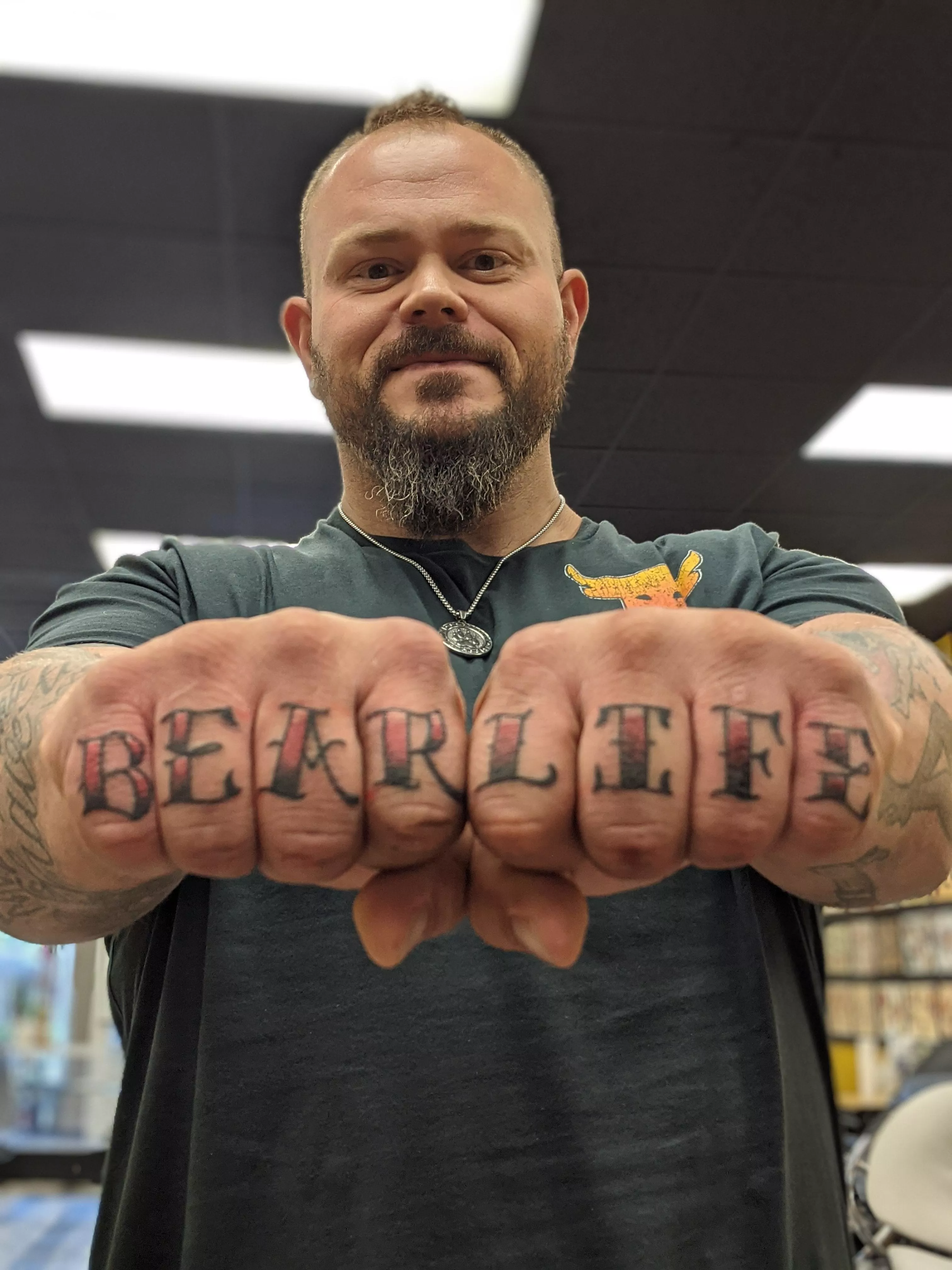 Who else has some tattoos on their hands? posted by teddybiggs