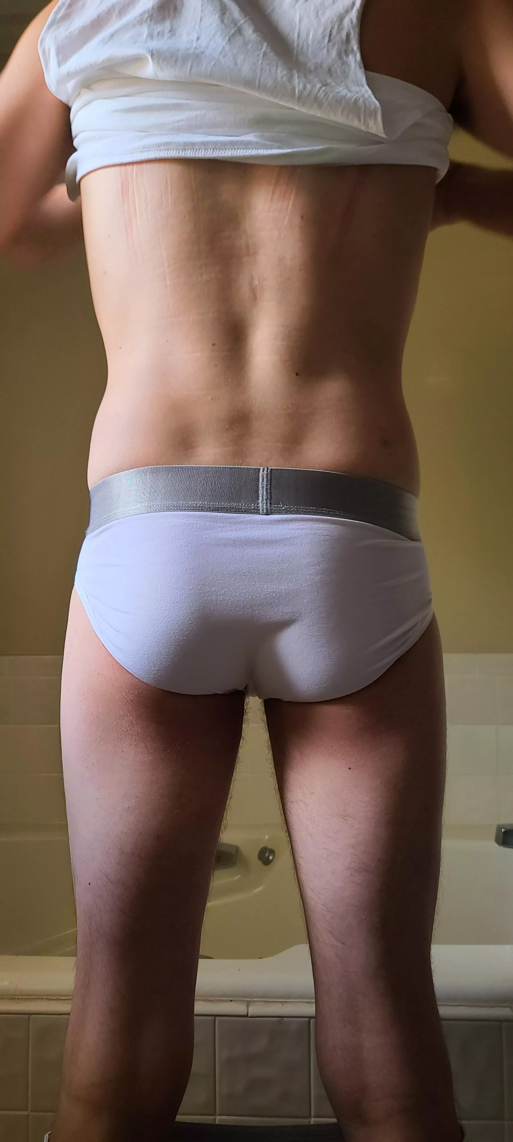 Who else is rocking white briefs today? posted by Jasktd