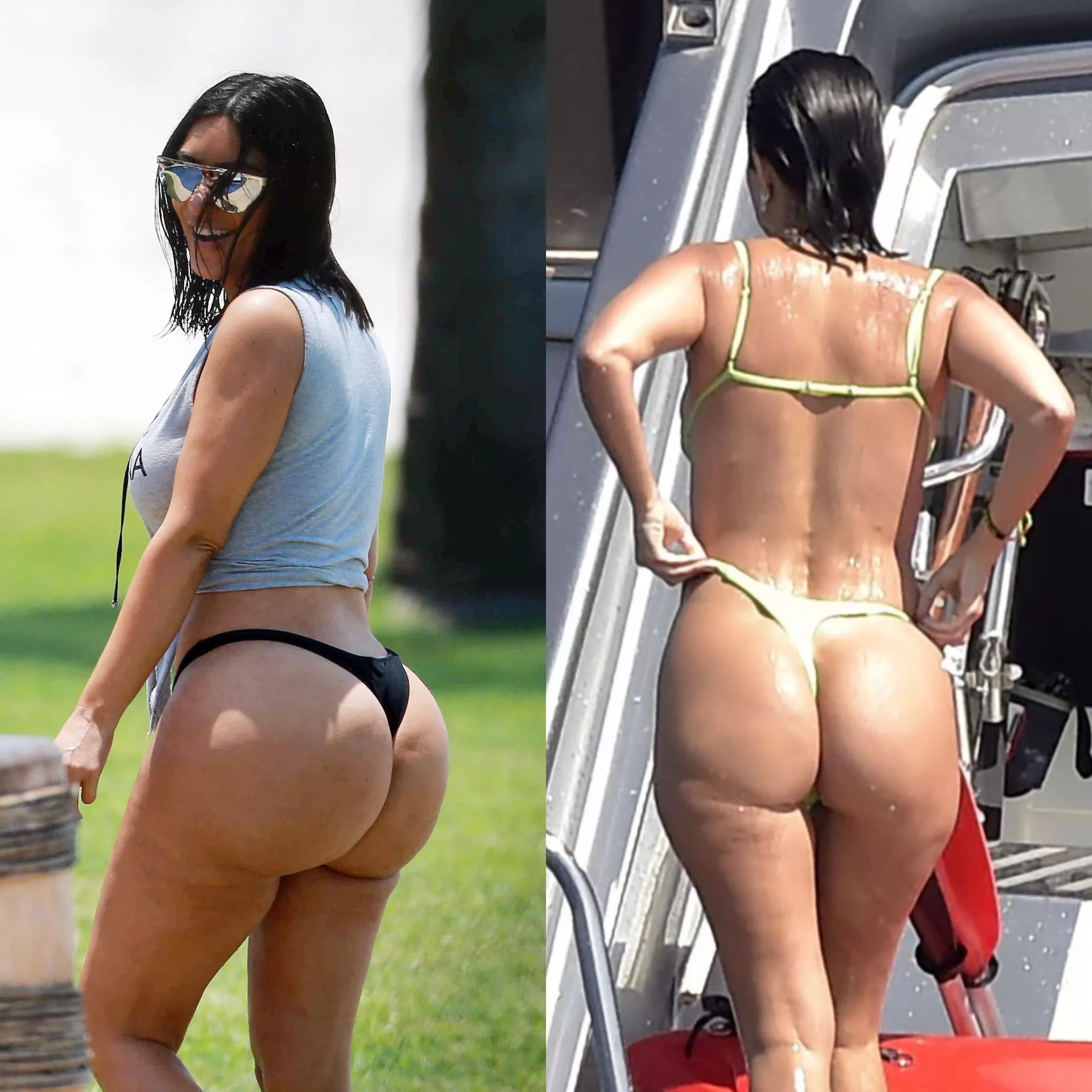 who has the best booty? kim or Kourtney posted by slutfucker999