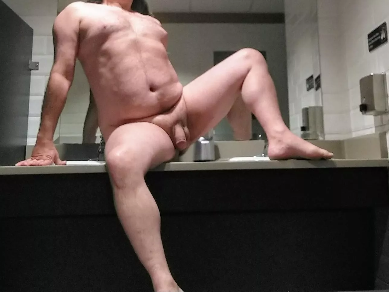 Who likes public restroom nudes? 😜 What would you do if you walked in on this? posted by Xander6942