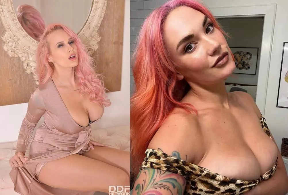 Who looks better in pink hair ? Round 1 Angel Wicky vs Siri Dahl. posted by alwaysronin21