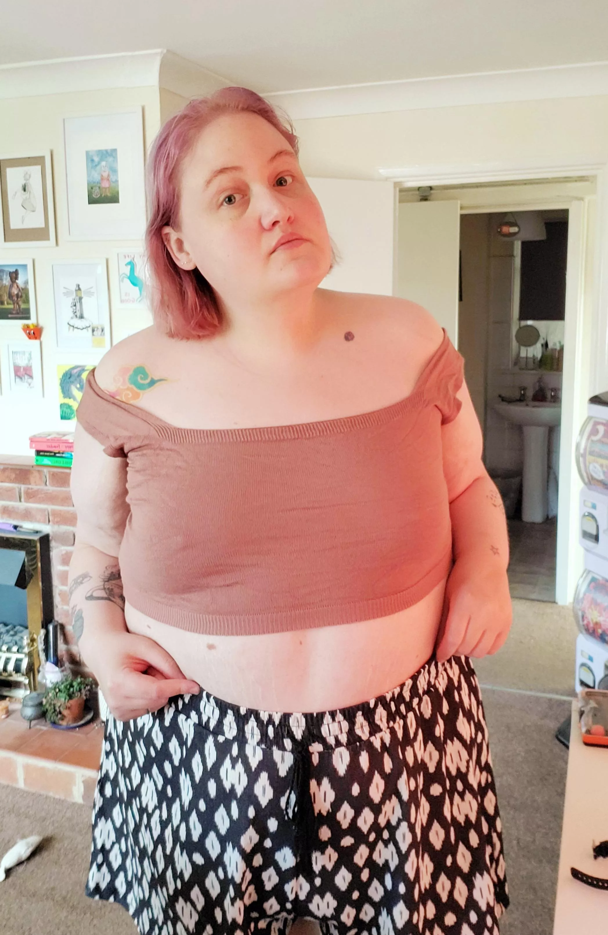 Who says big girls can't wear crop tops? posted by msmagic88