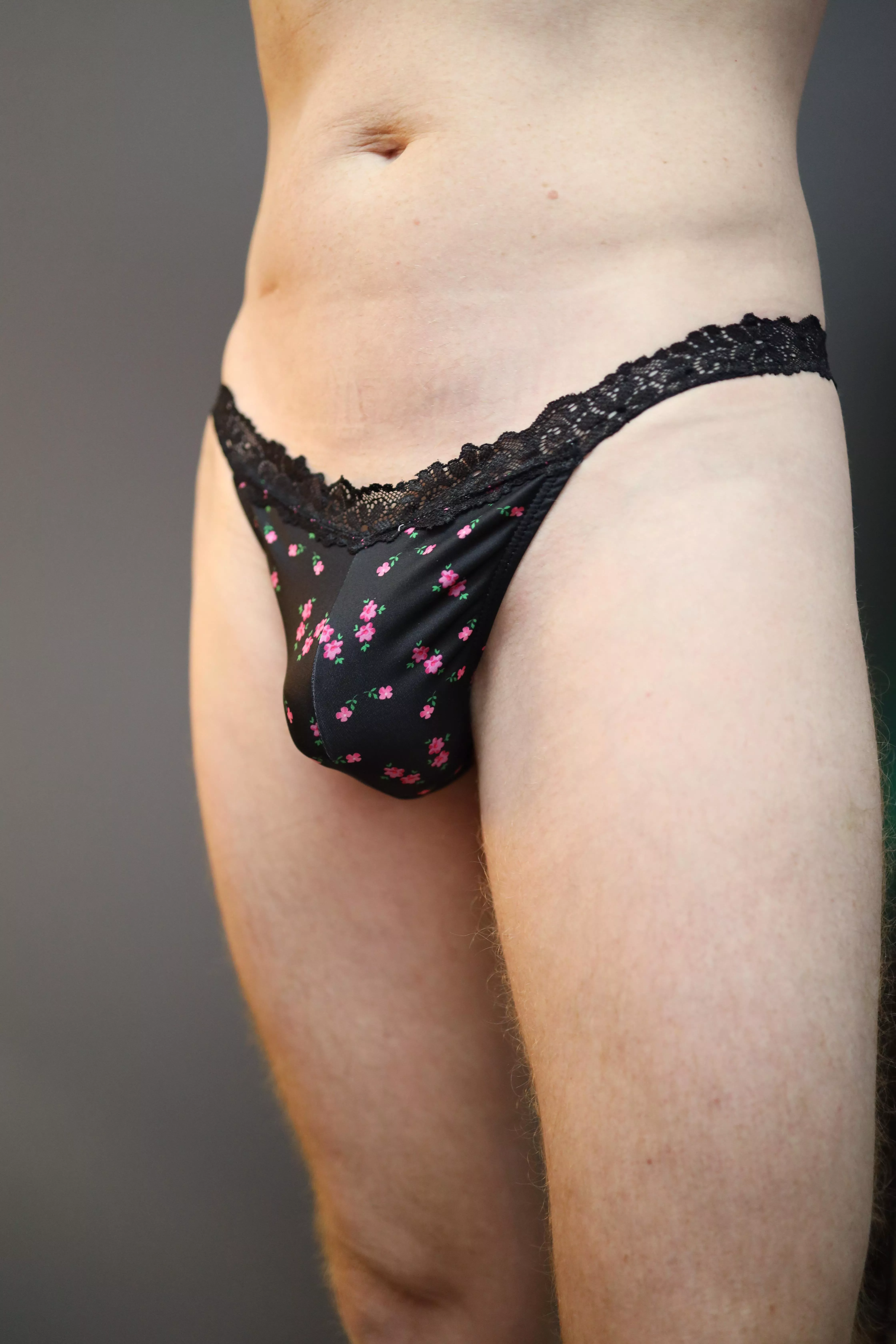 Who says boys can’t wear flowers and lace? posted by pantyreview