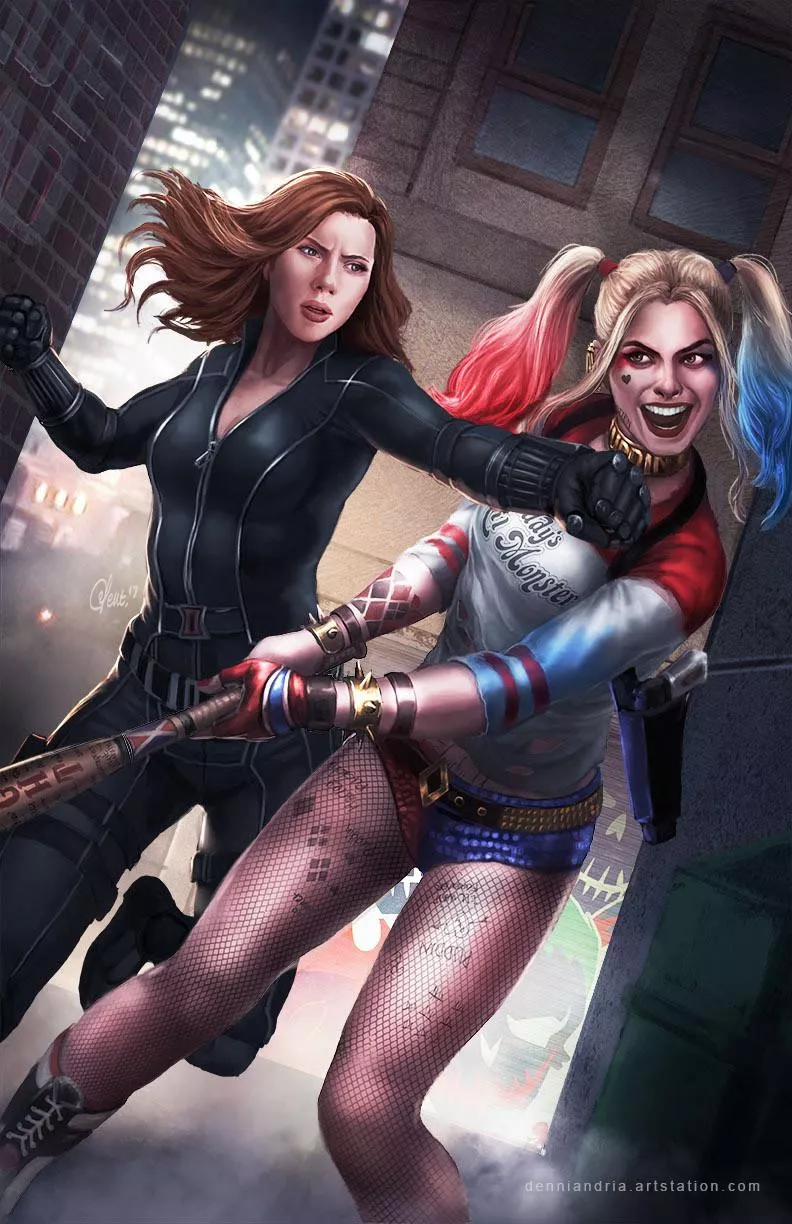 Who'd win a sexy fight to the death Black Widow VS Harley Quinn? [Denniandria] posted by starlord78