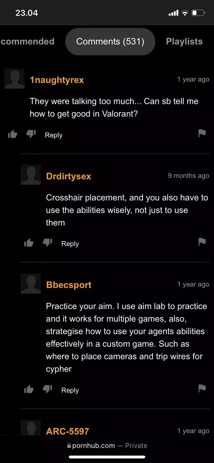 Wholesome pornhub lmao posted by pikaso3gagi