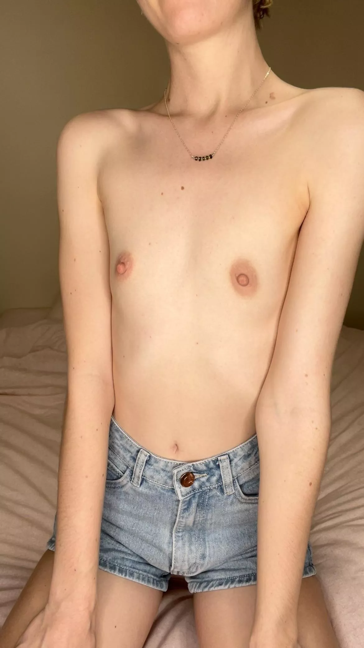 who’s actually ok with a flat chest?? posted by littleglitterbaby