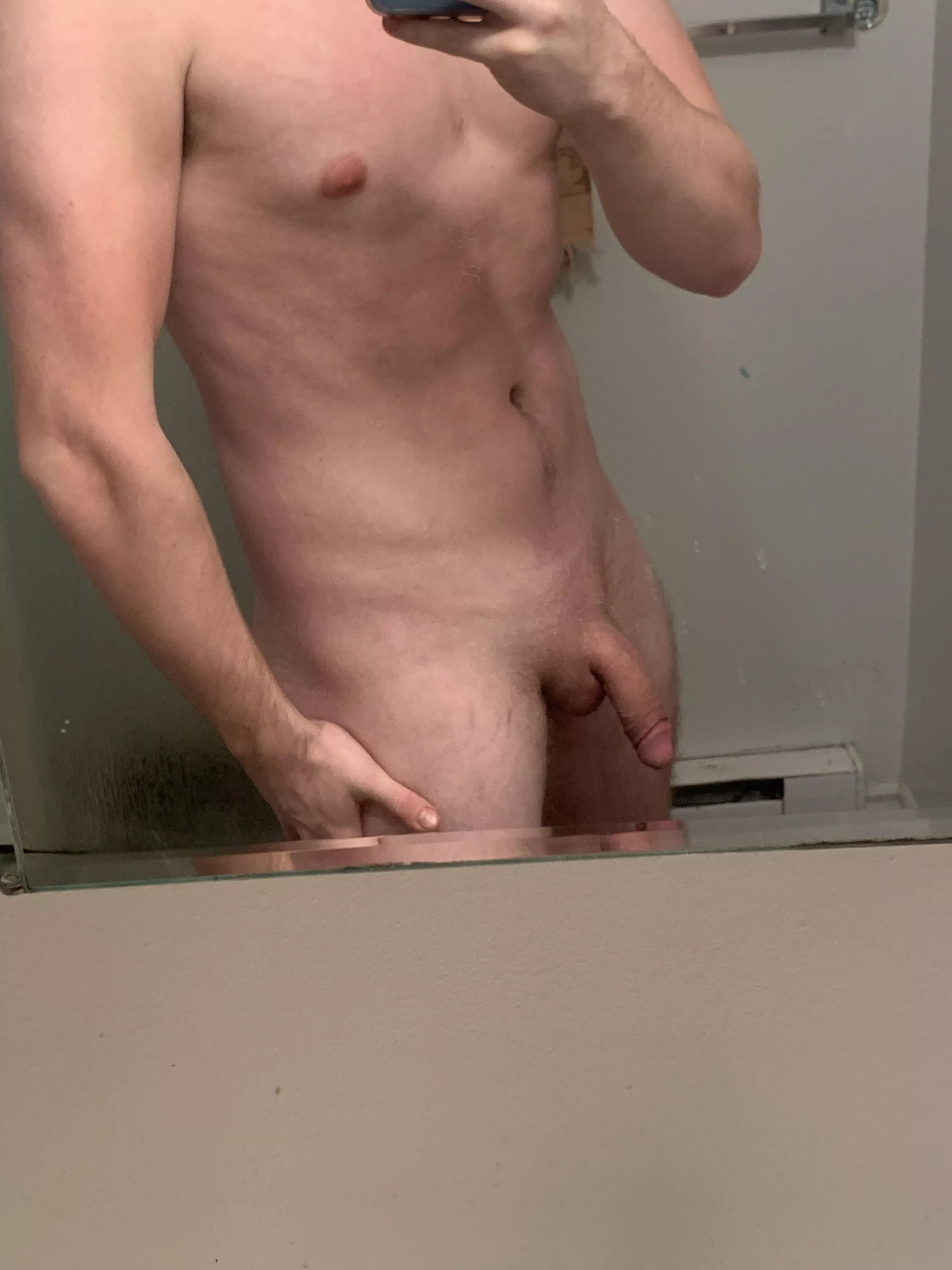 Whoâ€™s gonna make me hard? Never posted a soft pic before posted by moomoocow101