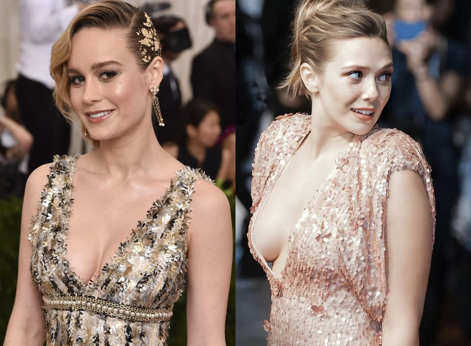 Whose tits do you want to suck more? Brie Larson, Elizabeth Olsen posted by randomspamacct1