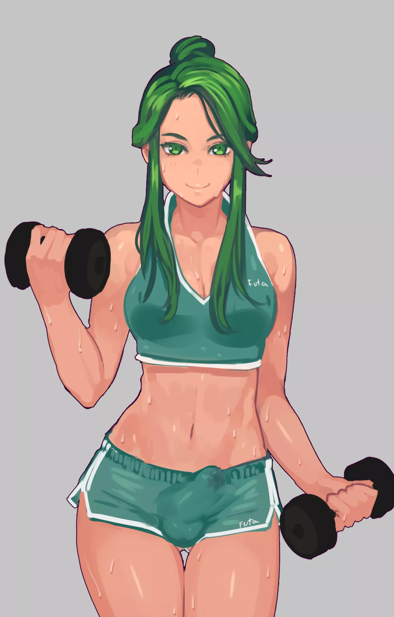 Why are you staring, haven't you seen a girl workout before?. (Nilsunna) posted by FranKiDestroyer