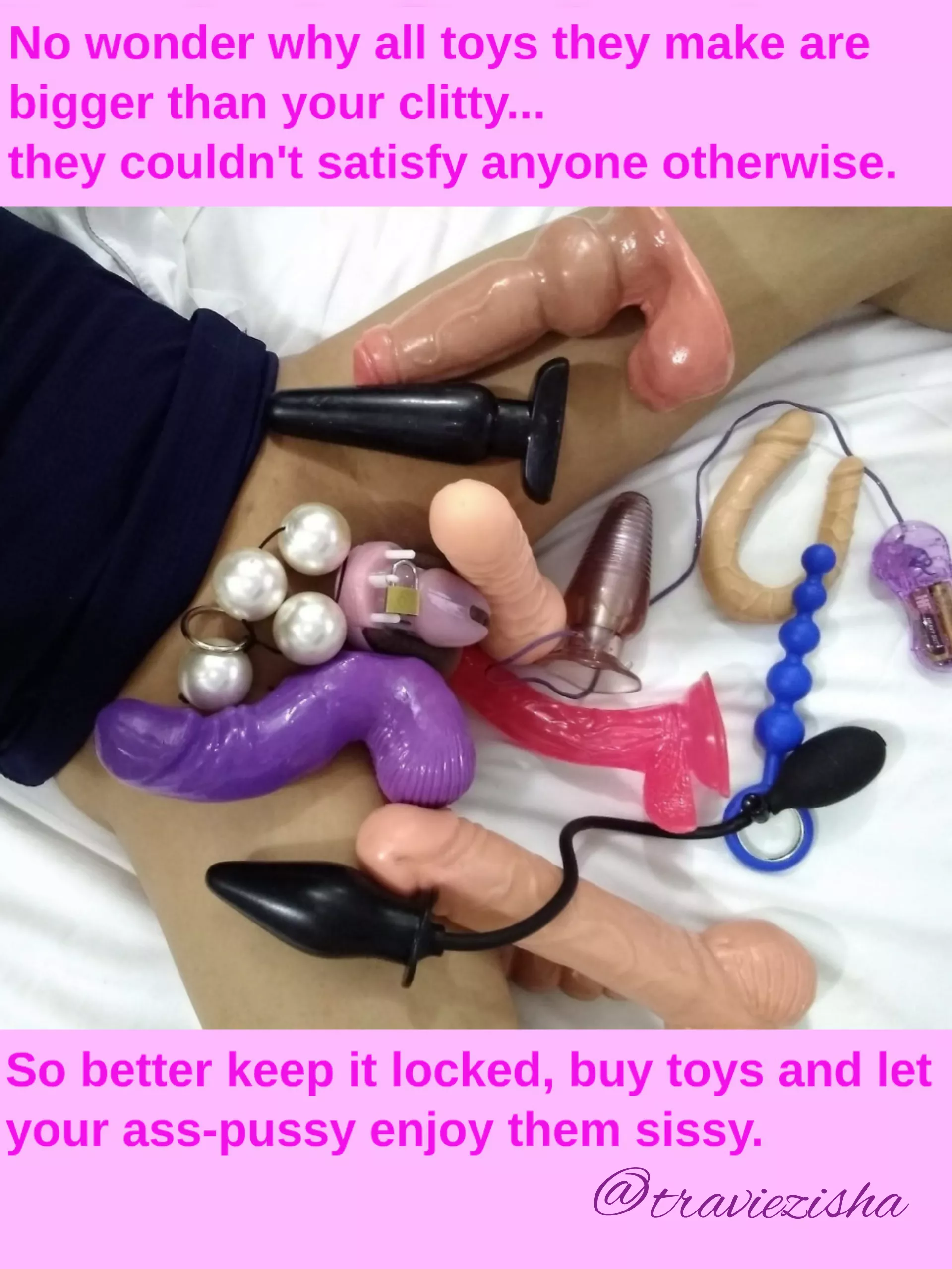 Why they don't make toys your clitty size posted by traviezisha