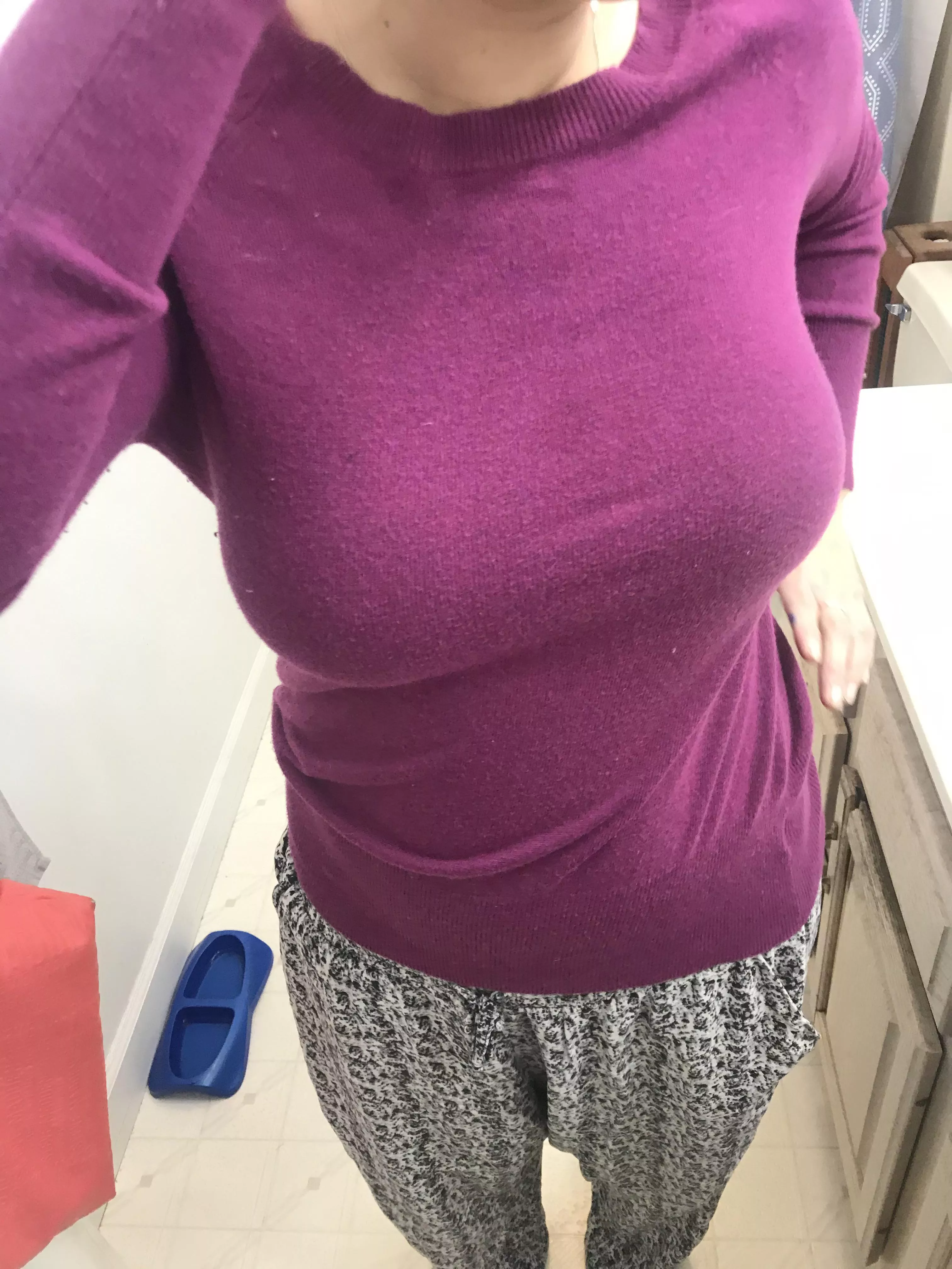 Wife 33 in sweater comments ?. posted by MoreBumblebee0