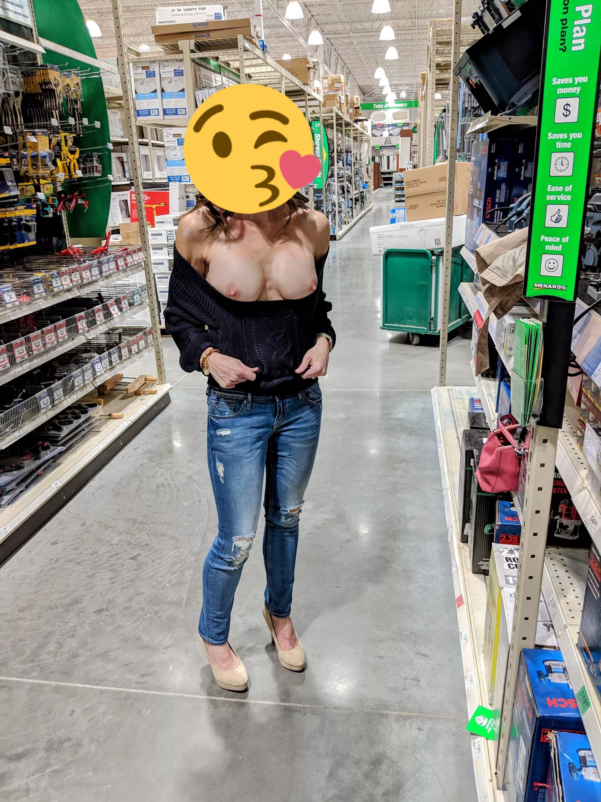 Wife gets bored in the hardware store posted by Captain_5