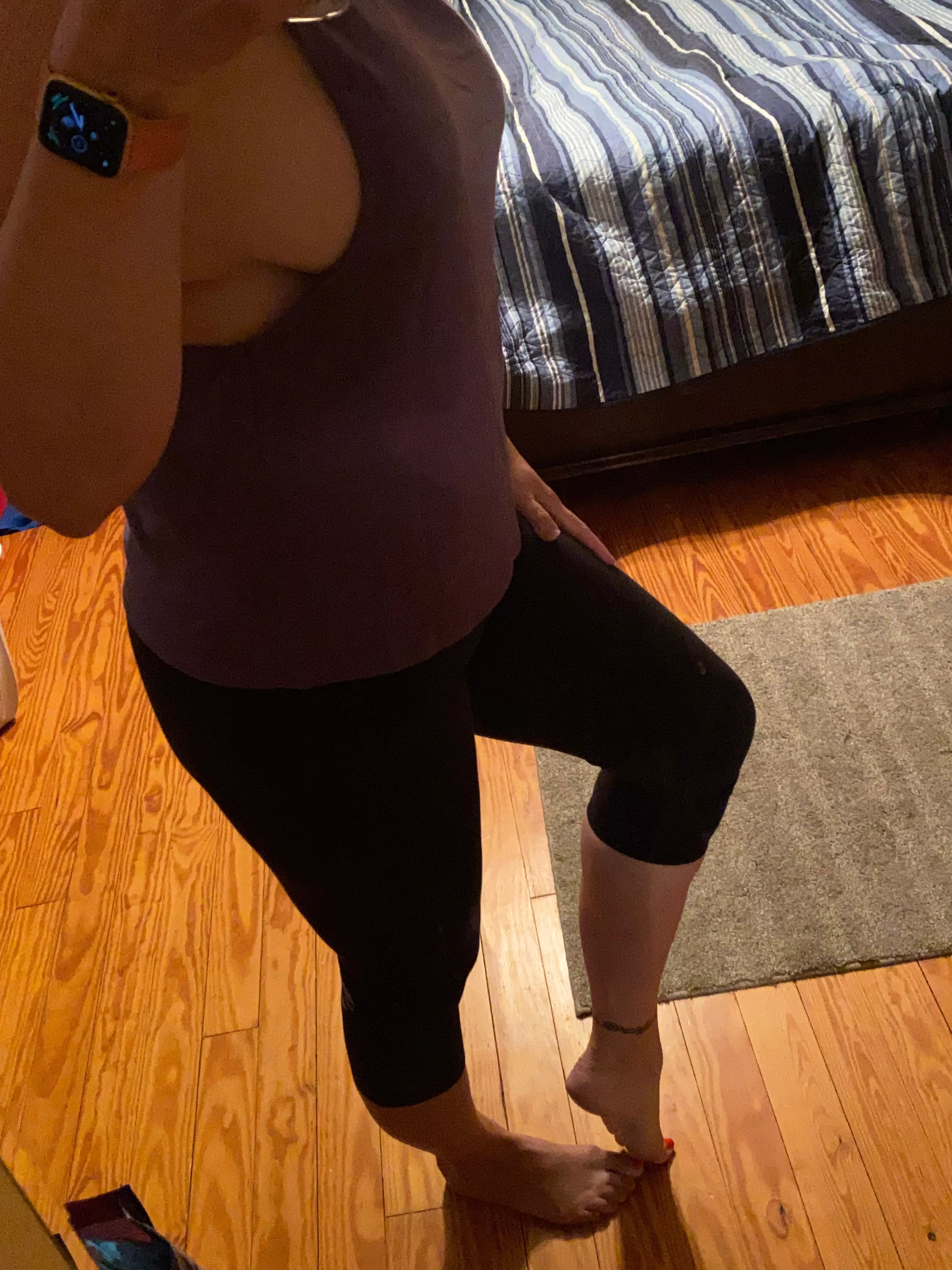 Wife leggings and side boob anyone ? posted by Sockcum