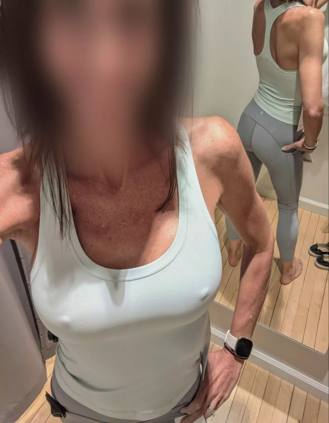 Wifey from the Lululemon dressing room, she wanted to know if she should buy? posted by Captain_5