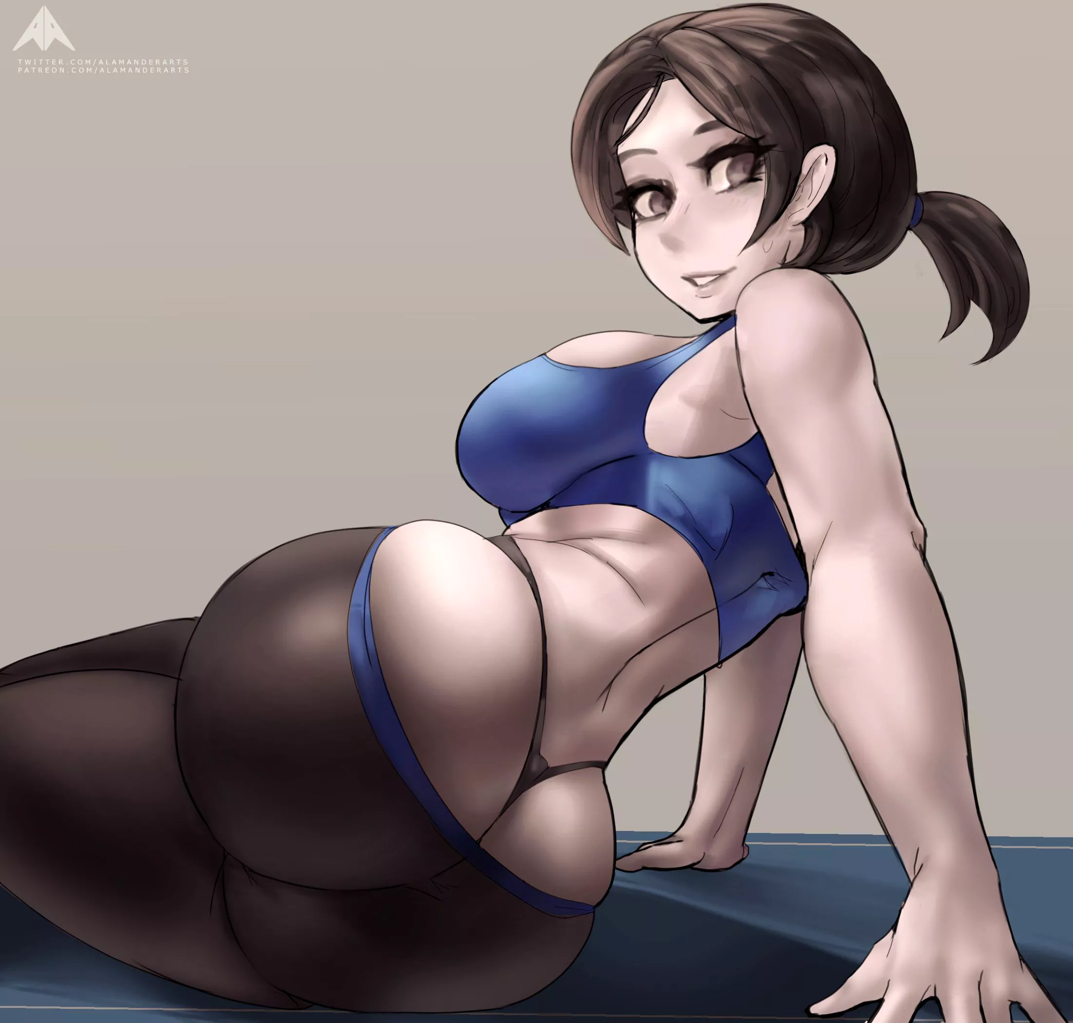 Wii Fit Trainer (AlamanderArts) nudes GLAMOURHOUND Foto