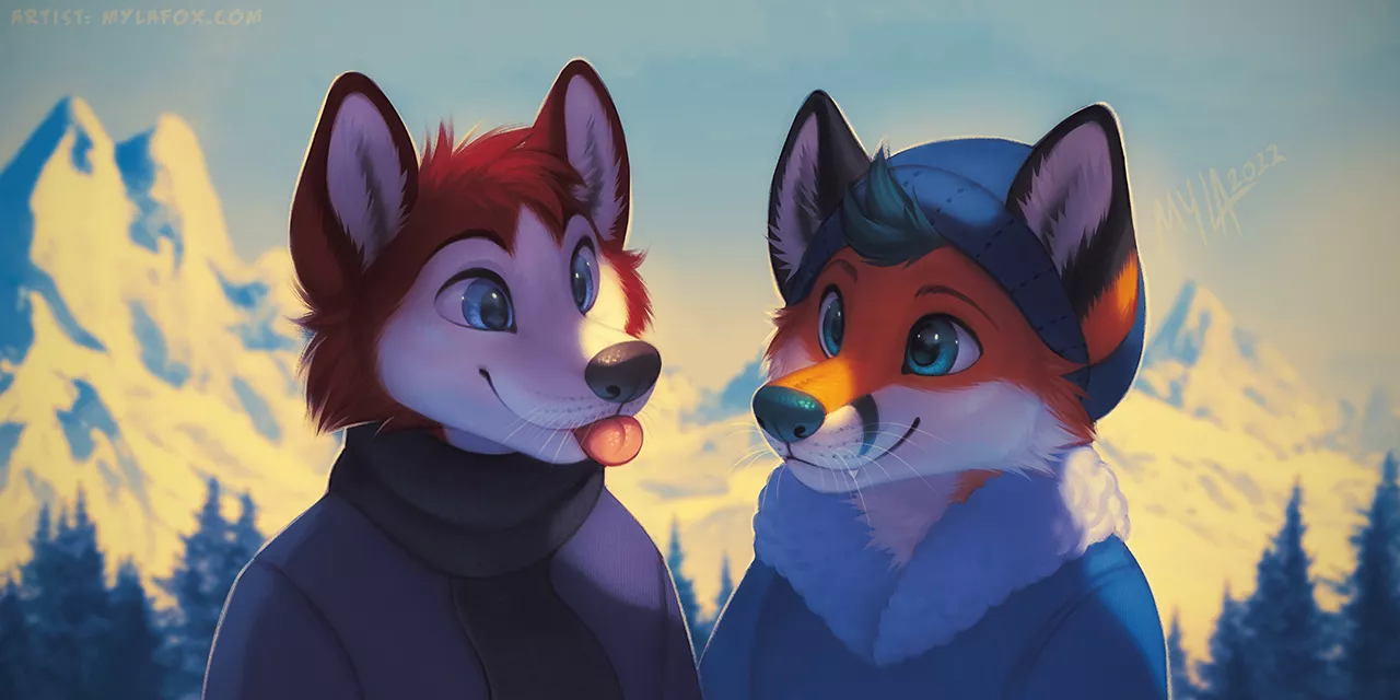 Winter Cuties [MylaFox] posted by DL2828