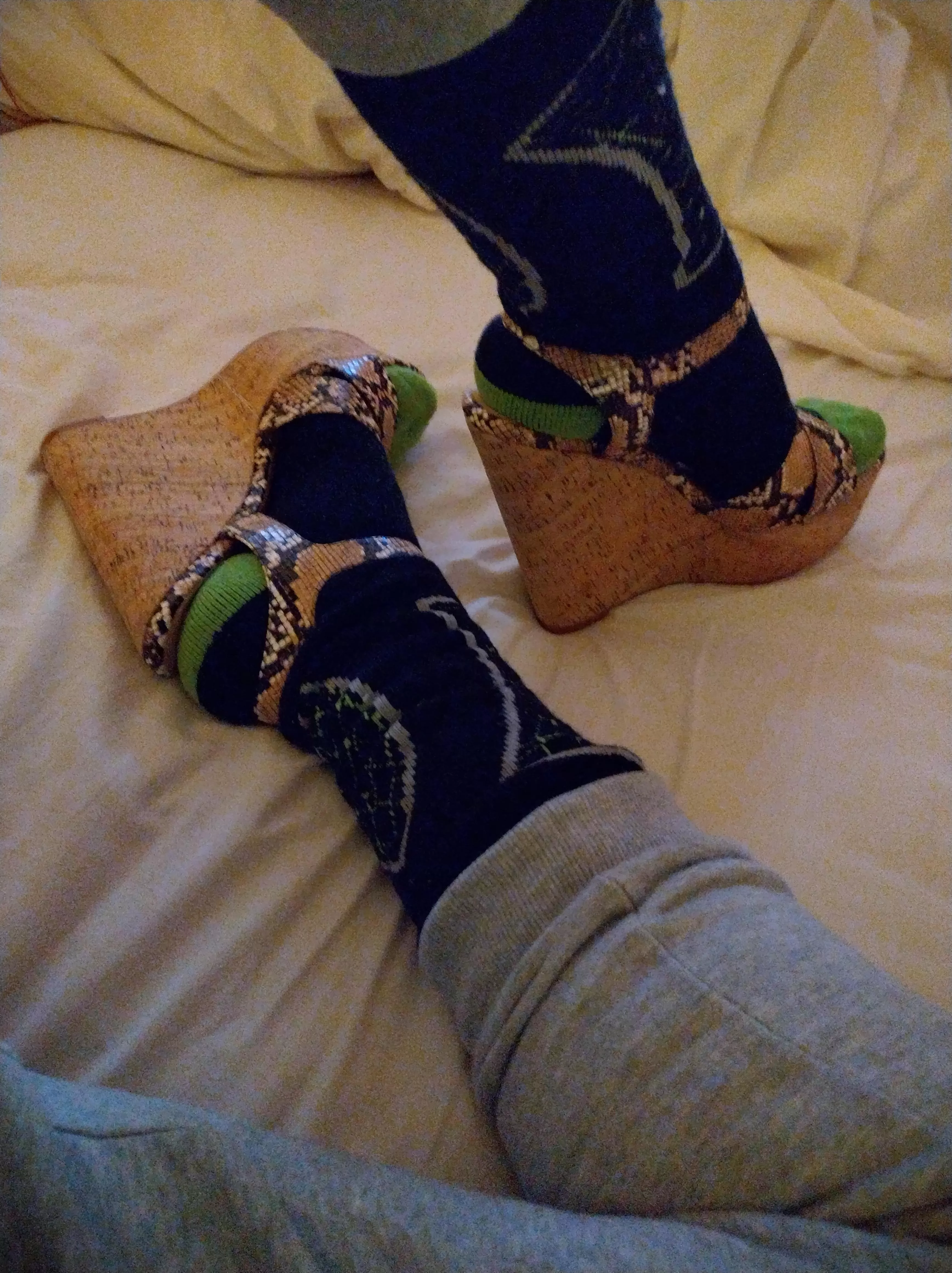 Winter socks n wedges posted by herobrainzzz