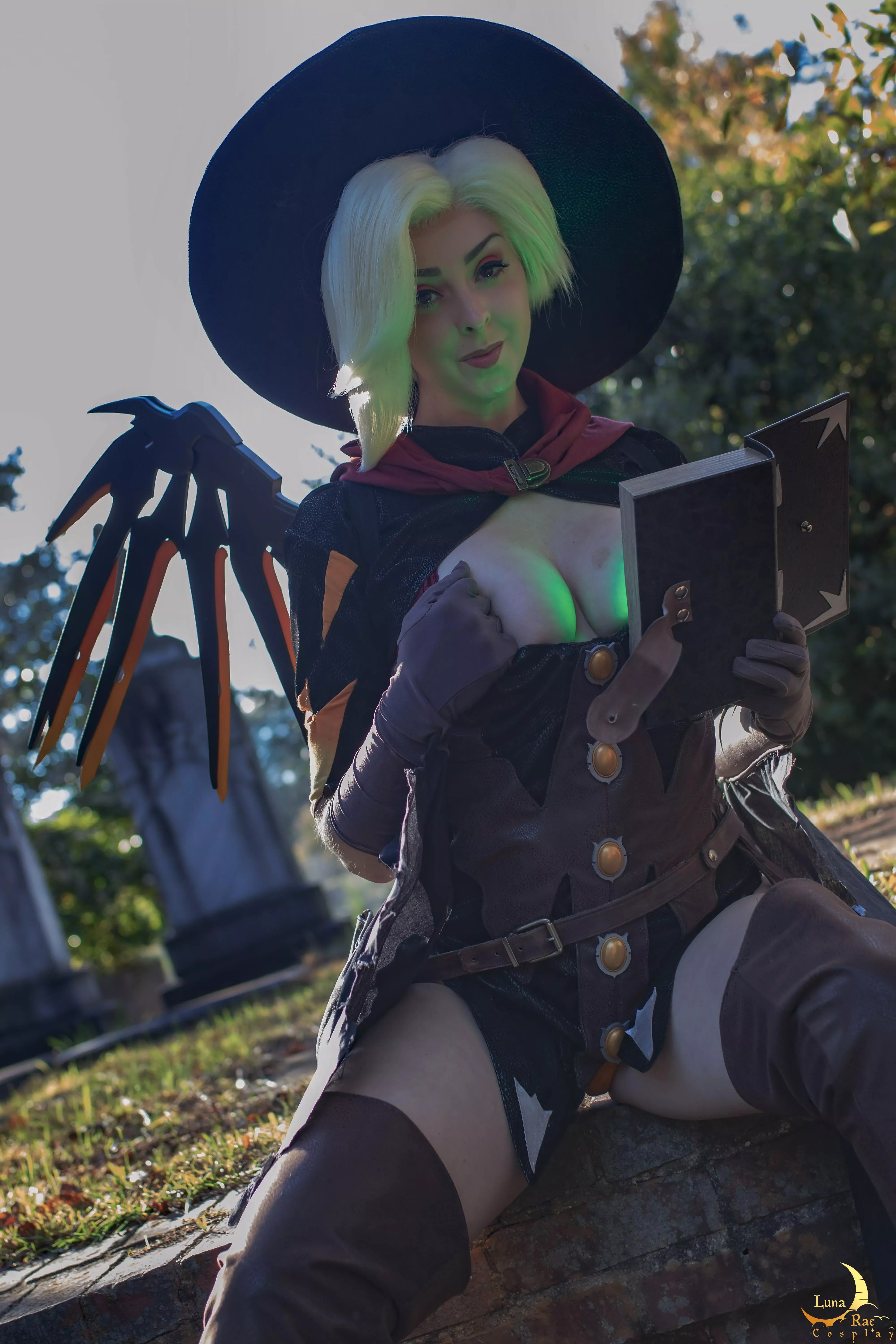 Witch Mercy from Overwatch by LunaRaeCosplay posted by TheCoswatcher