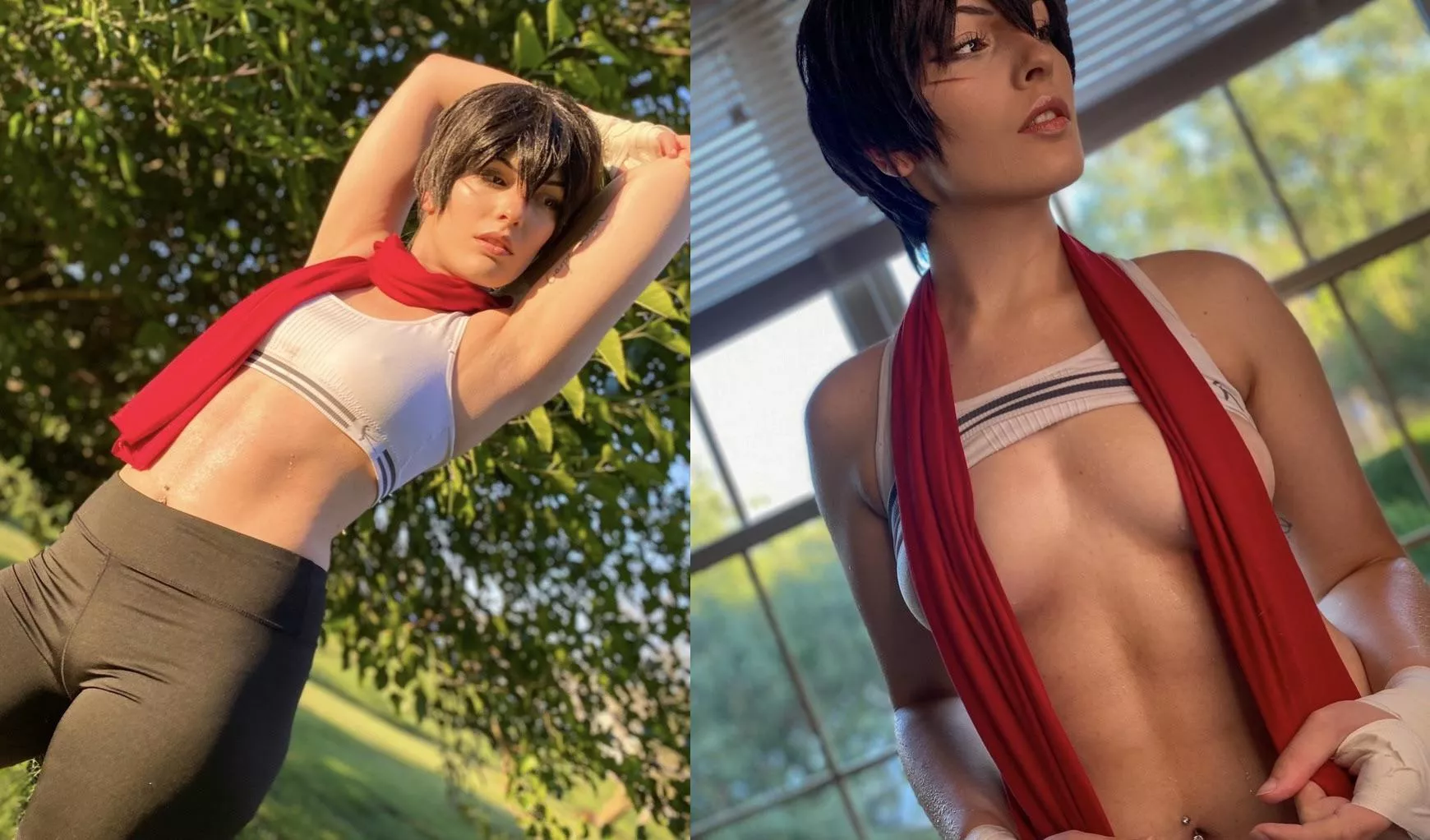 workout mikasa on/off â€” chels.cos posted by chelscos