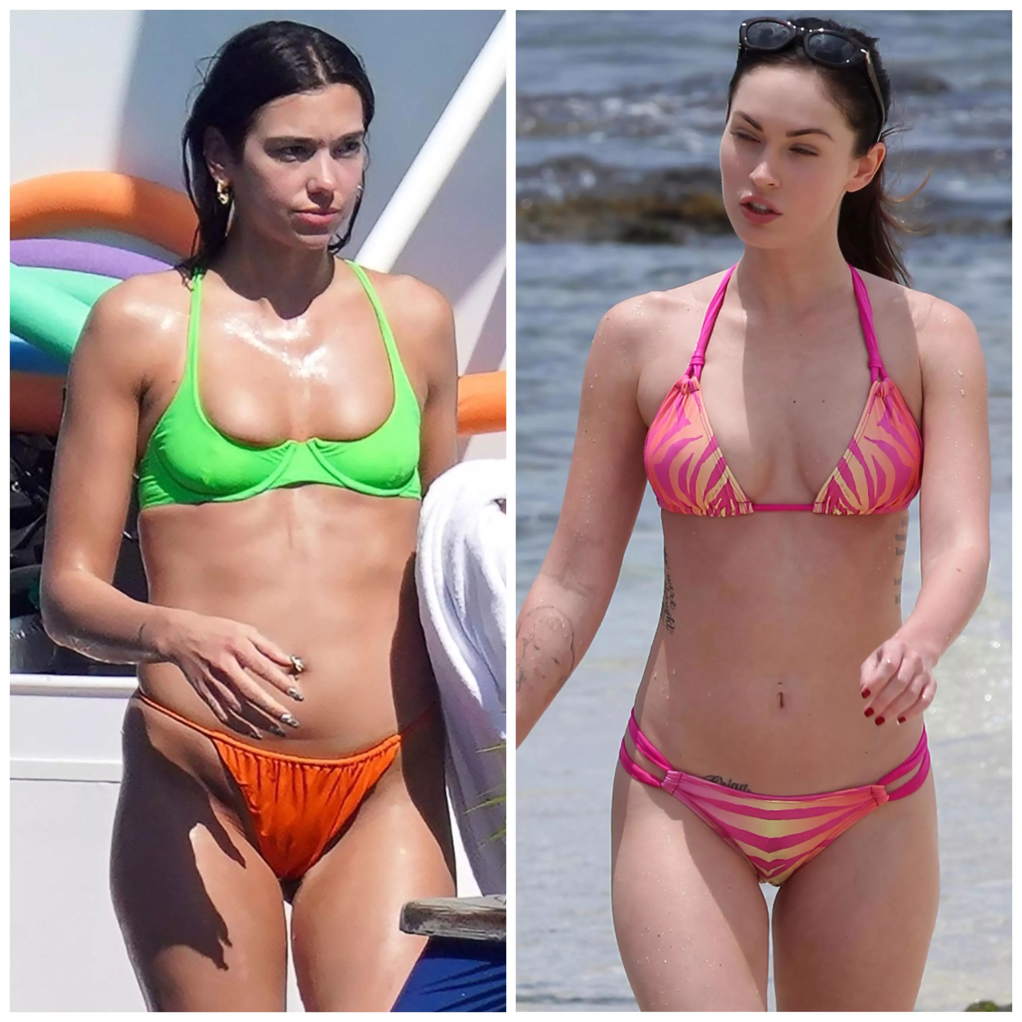 Would love to have someone help me cum to Megan Fox and Dua Lipa posted by Professional-Toe2020