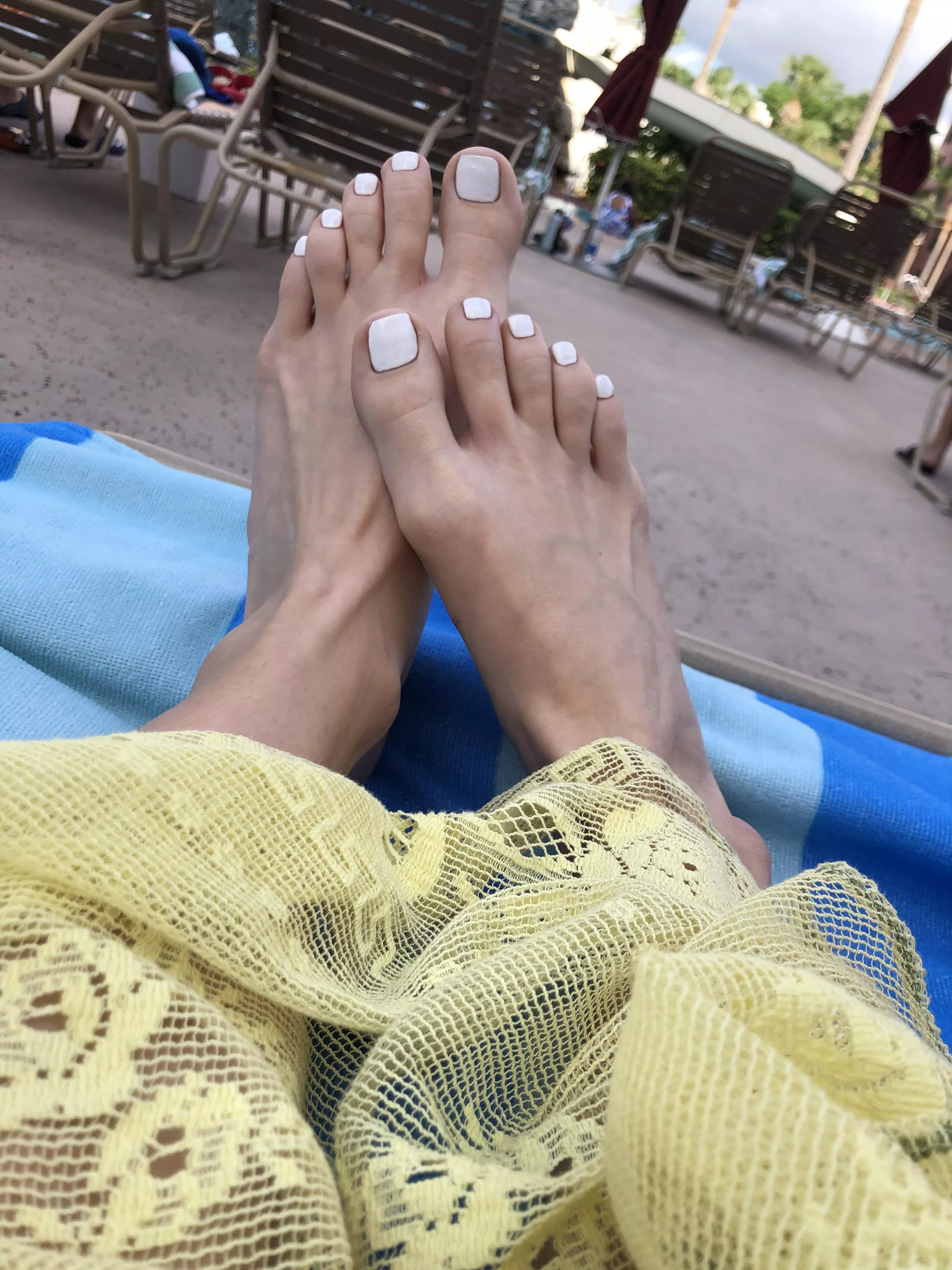 Would you cum say hello if you saw my feet at the pool? posted by Independent-Big-7476