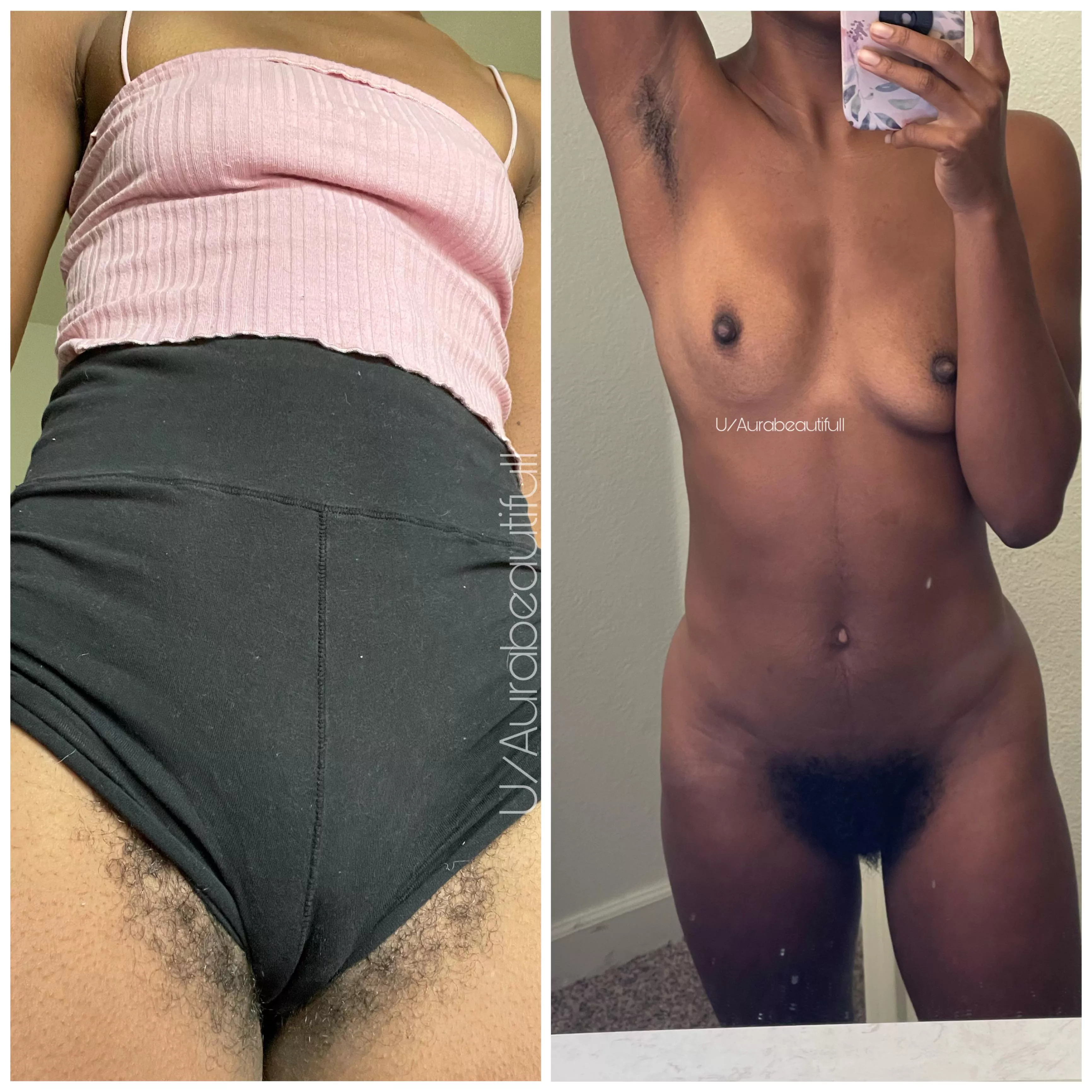 Would you date a girl with a thick pussy bush like mine? Be honestðŸ˜… posted by Aurabeautifull