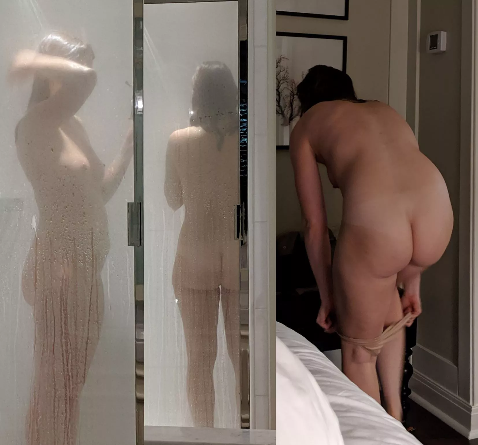 Would you fuck my wife in the hotel shower? posted by jackit315