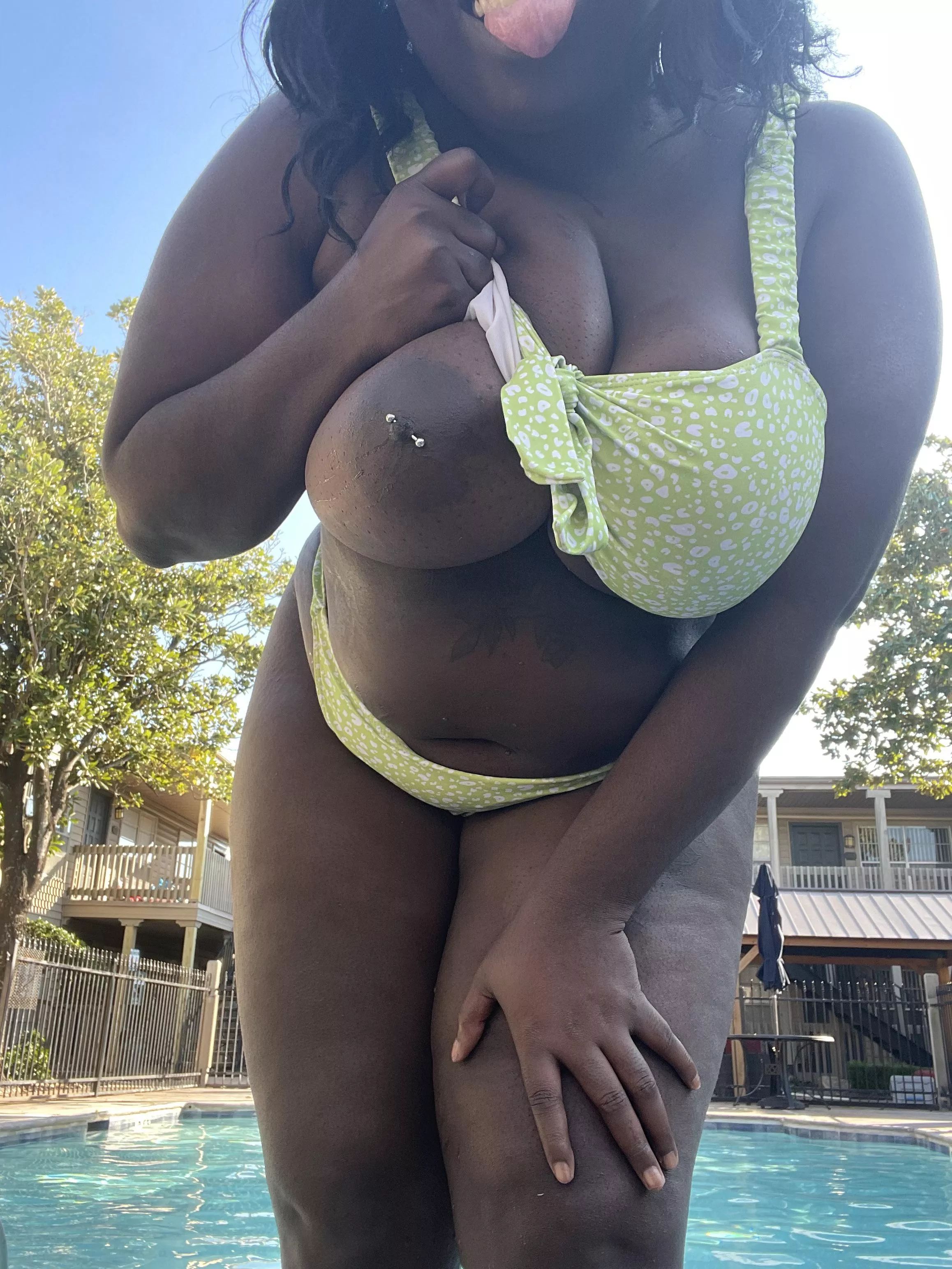 would you play with my titties by the pool? posted by eristhestrifequeen