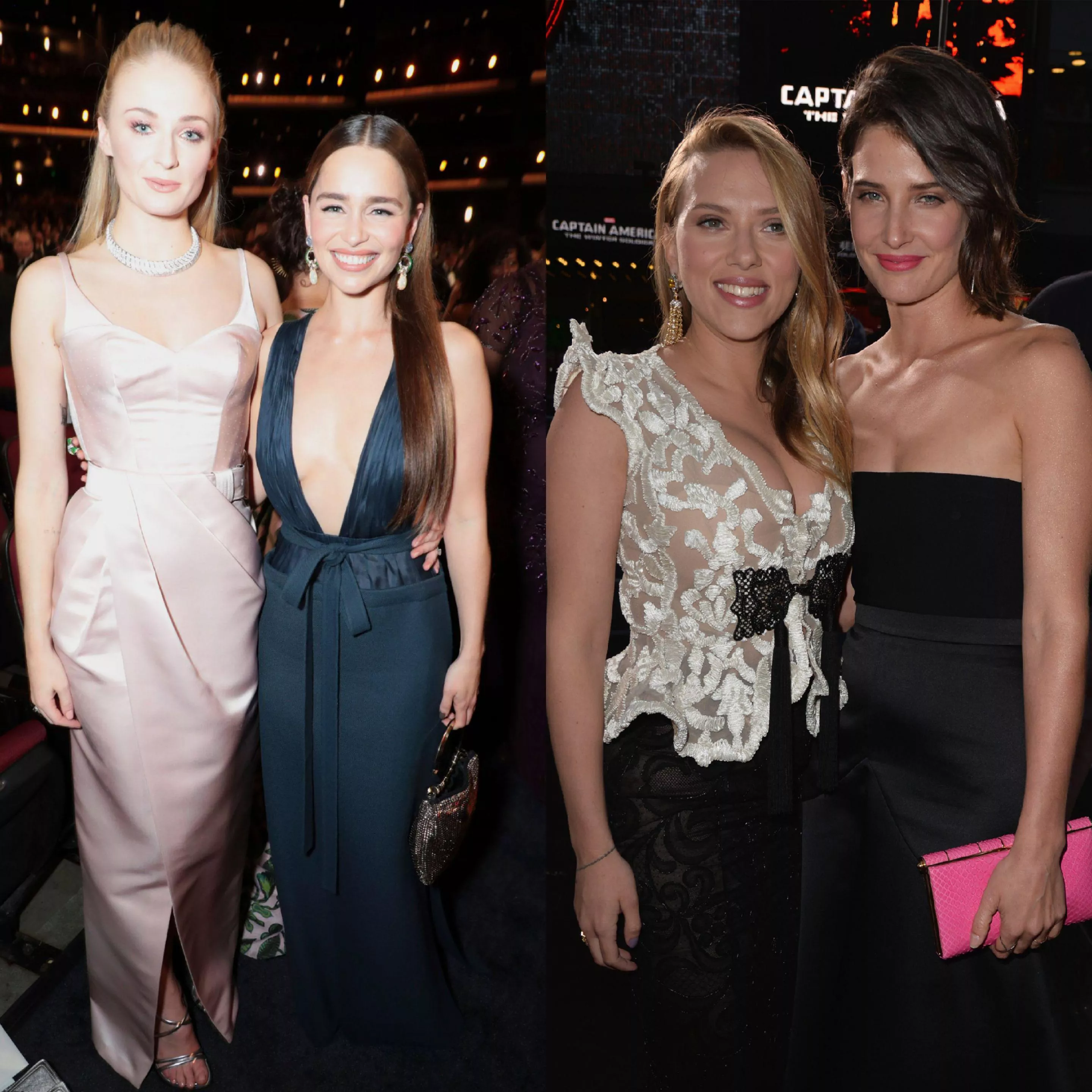 would you rather a GoT threesome with Sophie and Emilia or an MCU threesome with Scarlett and Cobie? posted by Priceyboy13