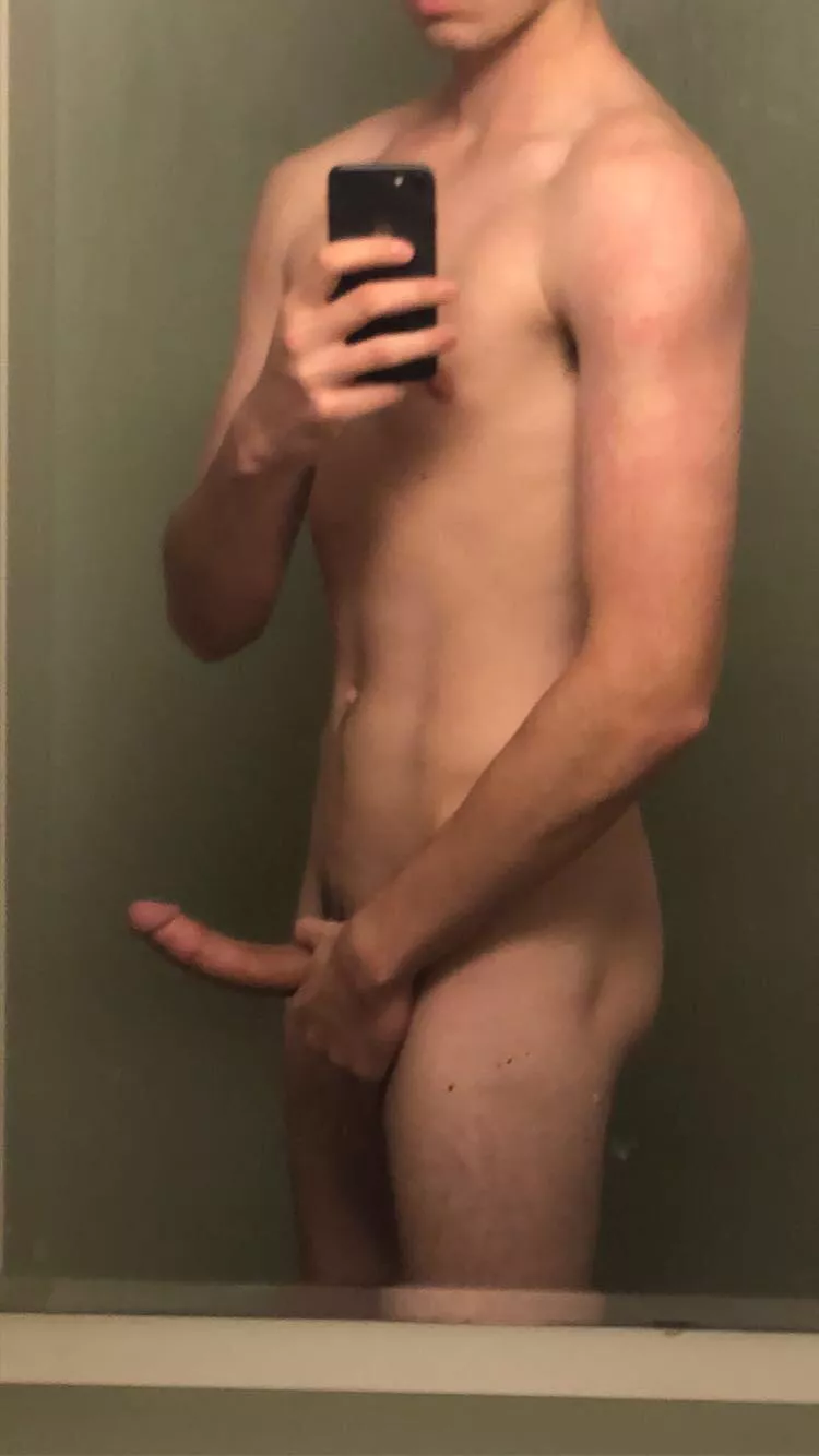 Would you swallow my curved cock? posted by sadboycad