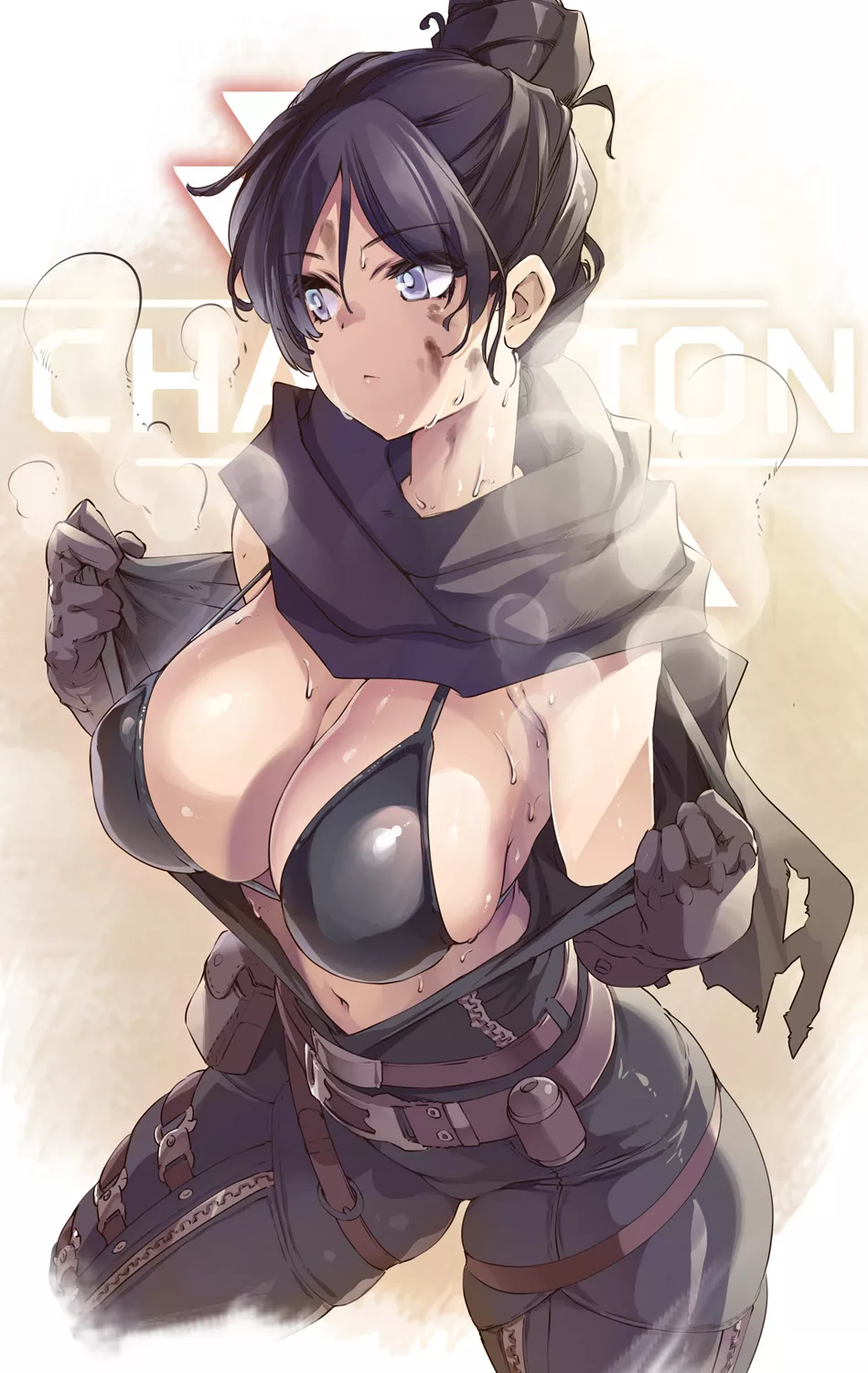 Wraith Taking Off Her Suit (Thomasz ) [Apex Legends] posted by sequence_string