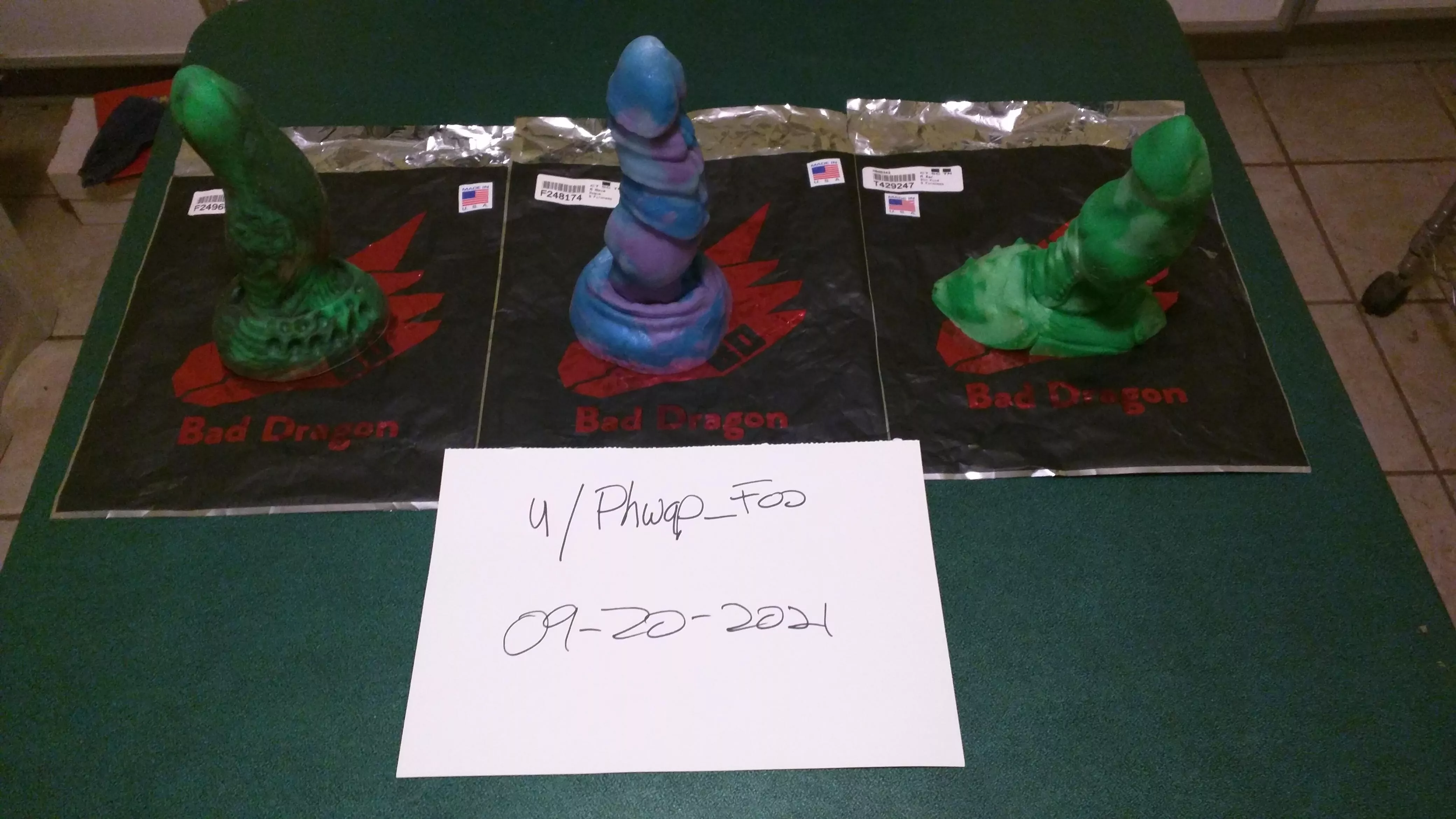 WTS 3 Bad Dragon toys. Details posted inside. Thanks posted by Phwap_Foo