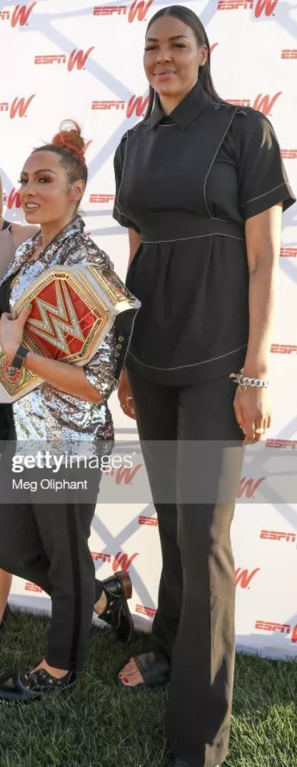 WWE star Becky lynch and liz cambage posted by fcazaldo